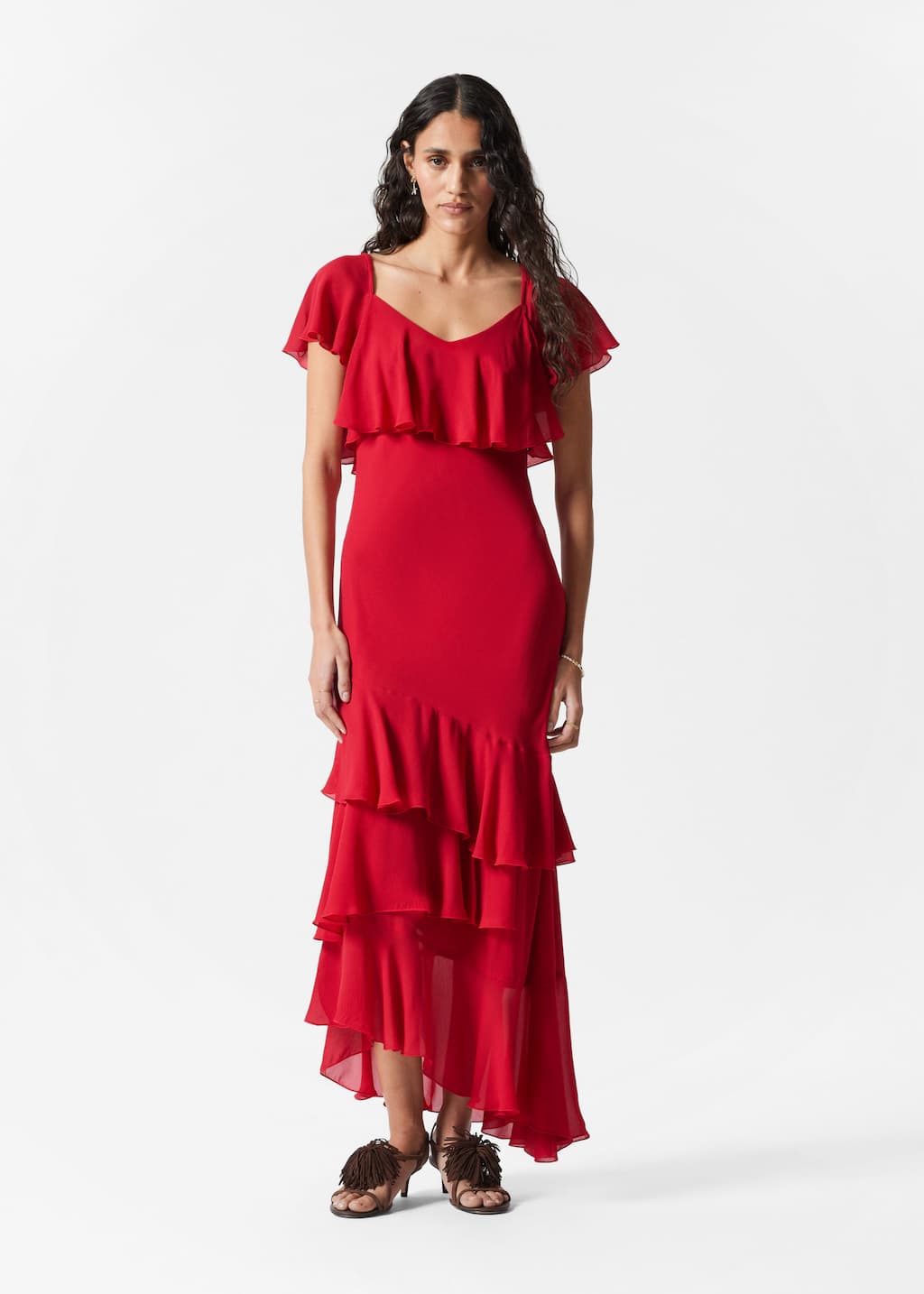 Image of Maxikleid mit Volants