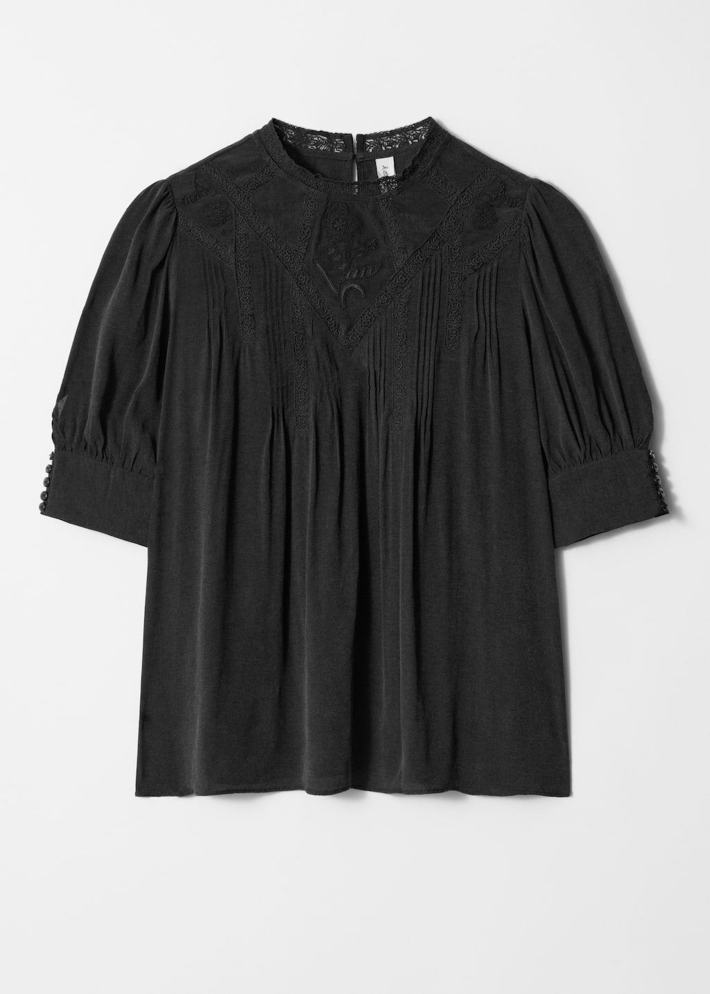 Image of Blusa in pizzo ricamata