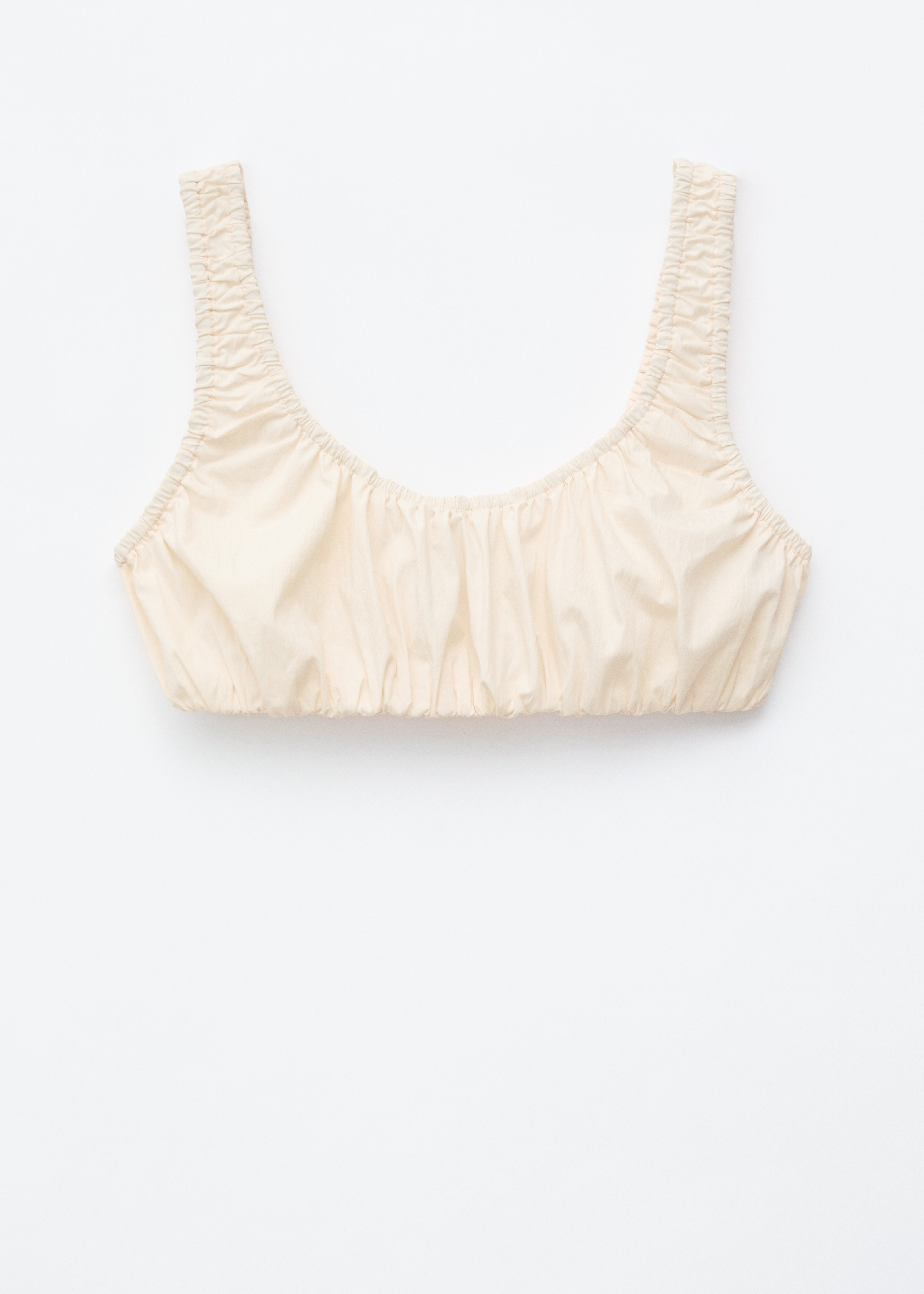 Gathered Bralette - Light Beige