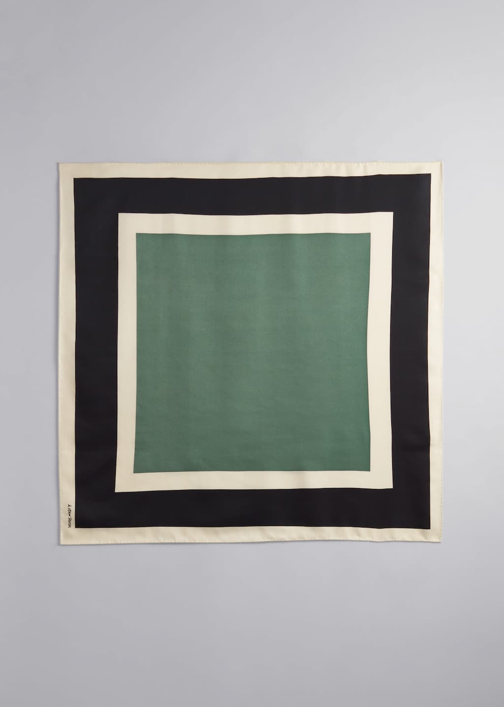 Foulard stampato - Verde - Natura morta