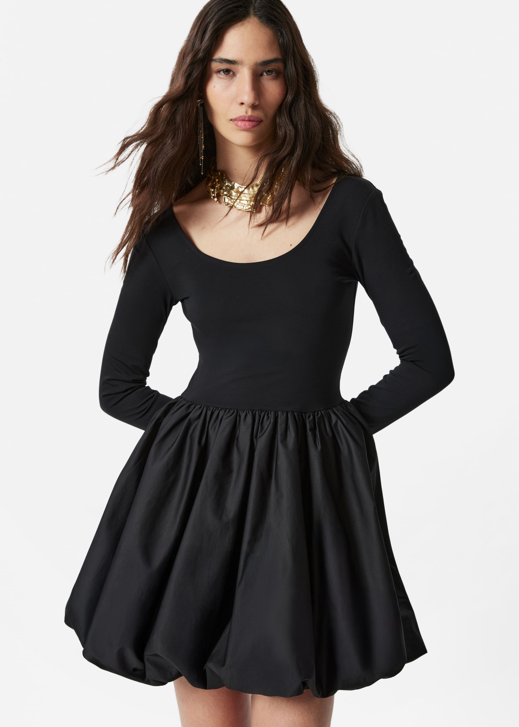 View larger image: Bubble Mini Dress - Black - Ladies | H&M GB 2