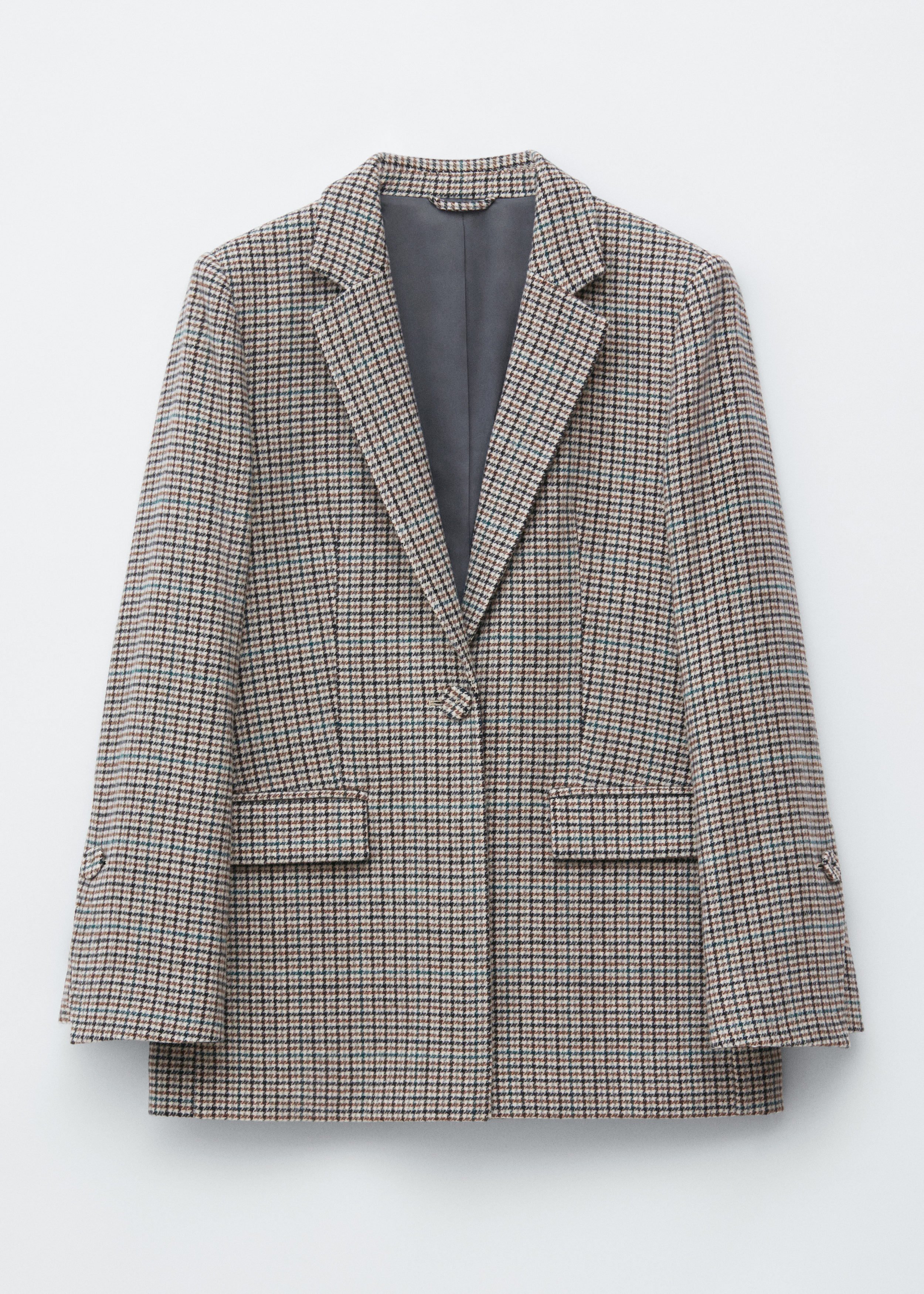 Tailored Wool-Blend Blazer