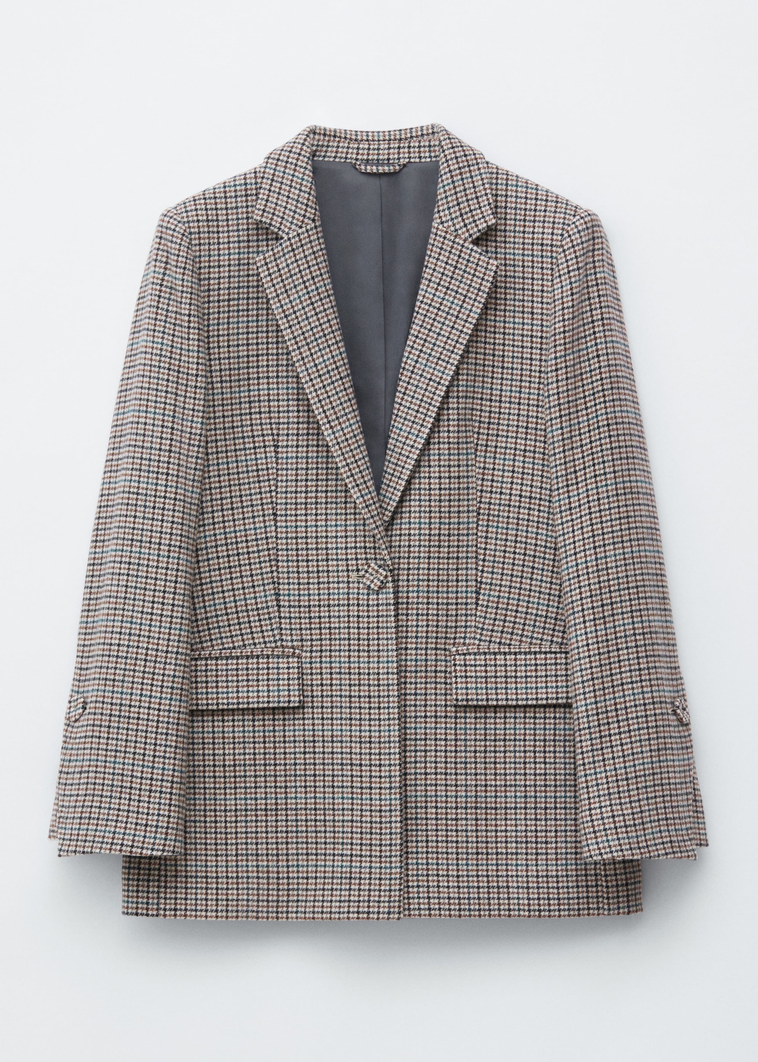 Image of Tailored Wool-Blend Blazer