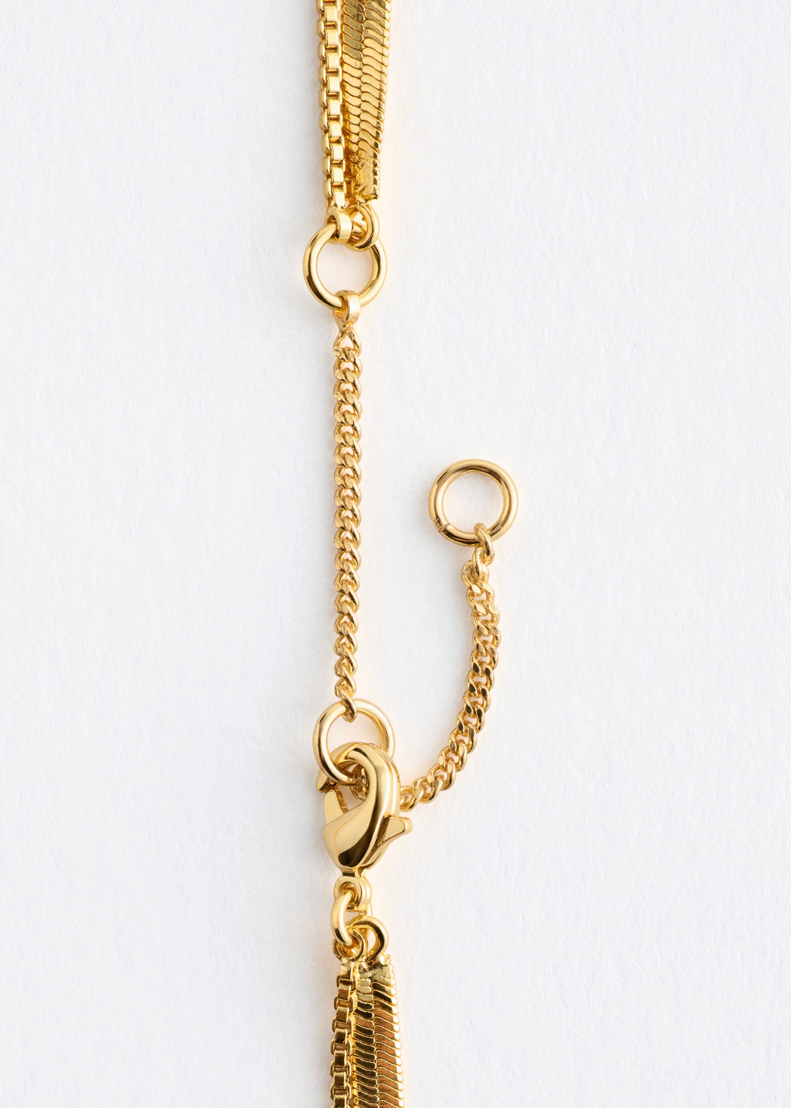 Double-Chain Necklace - {{variantName}} - Descriptive Detail