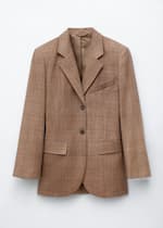 Beige foncé/À carreaux