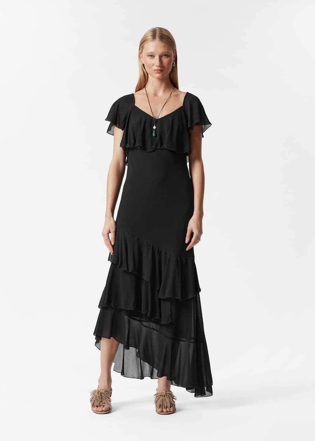 Image of Maxikleid mit Volants
