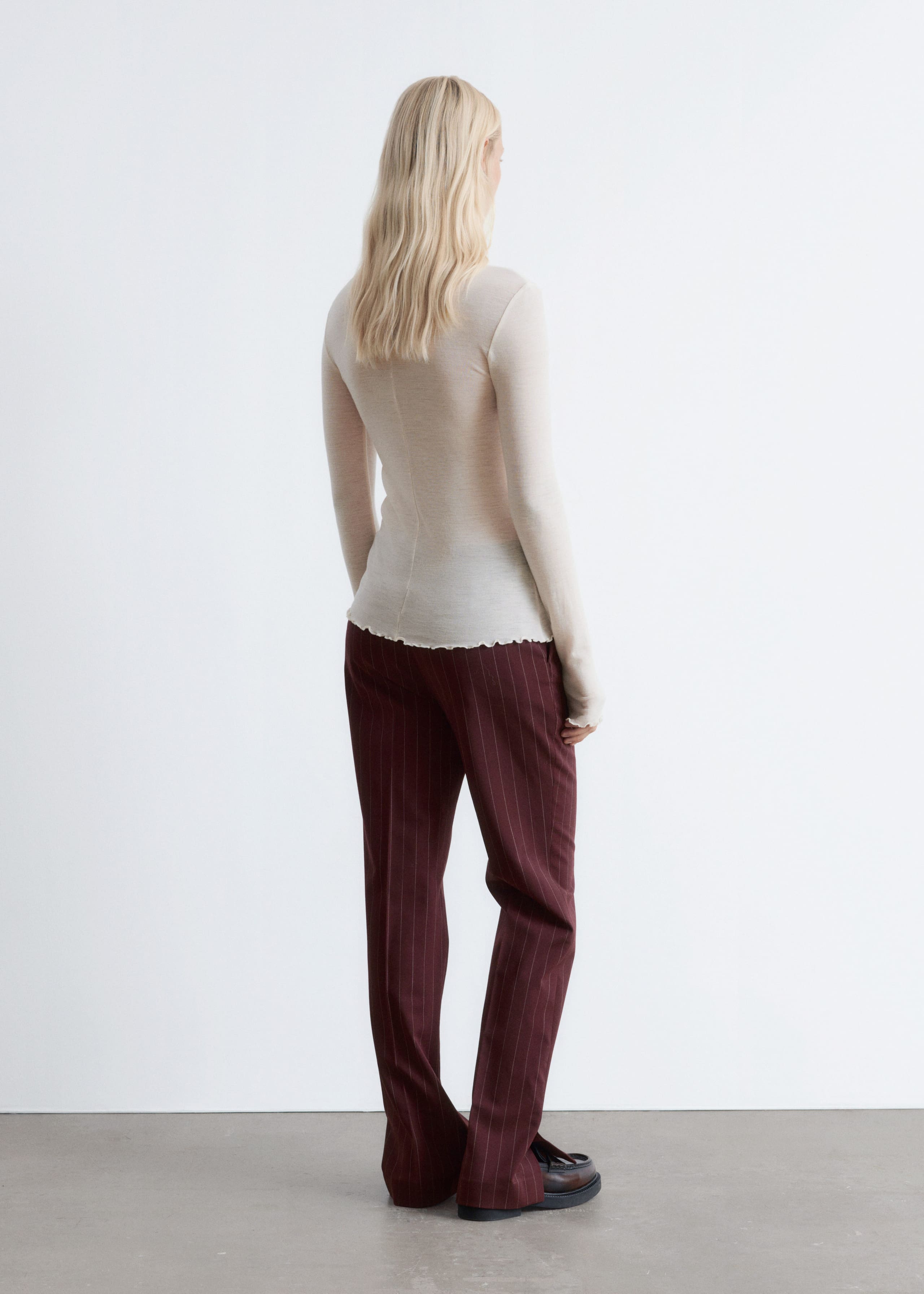 Image of Long-Sleeve Wool Top