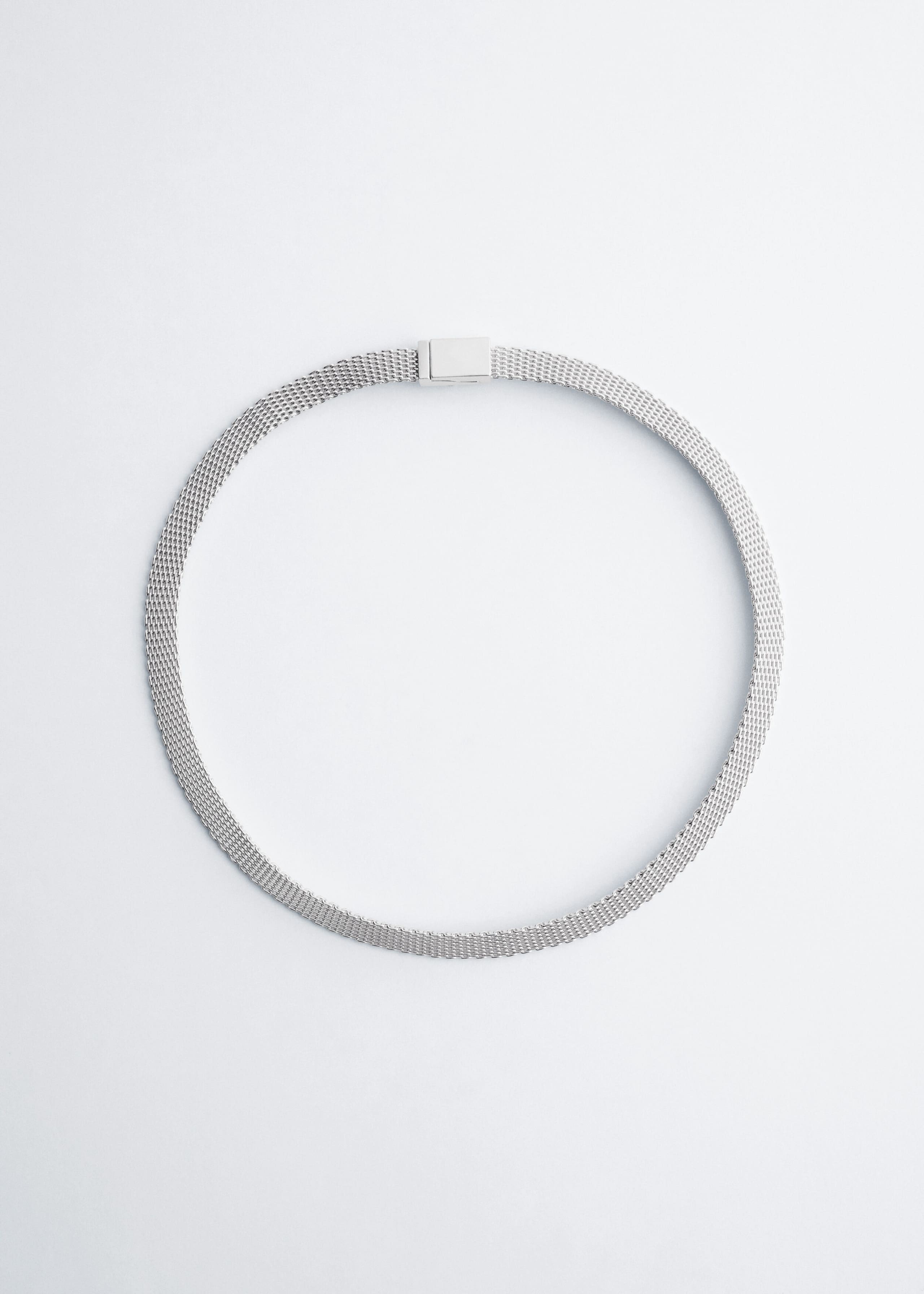 Flat Chain Necklace - Zilver - Stilleven