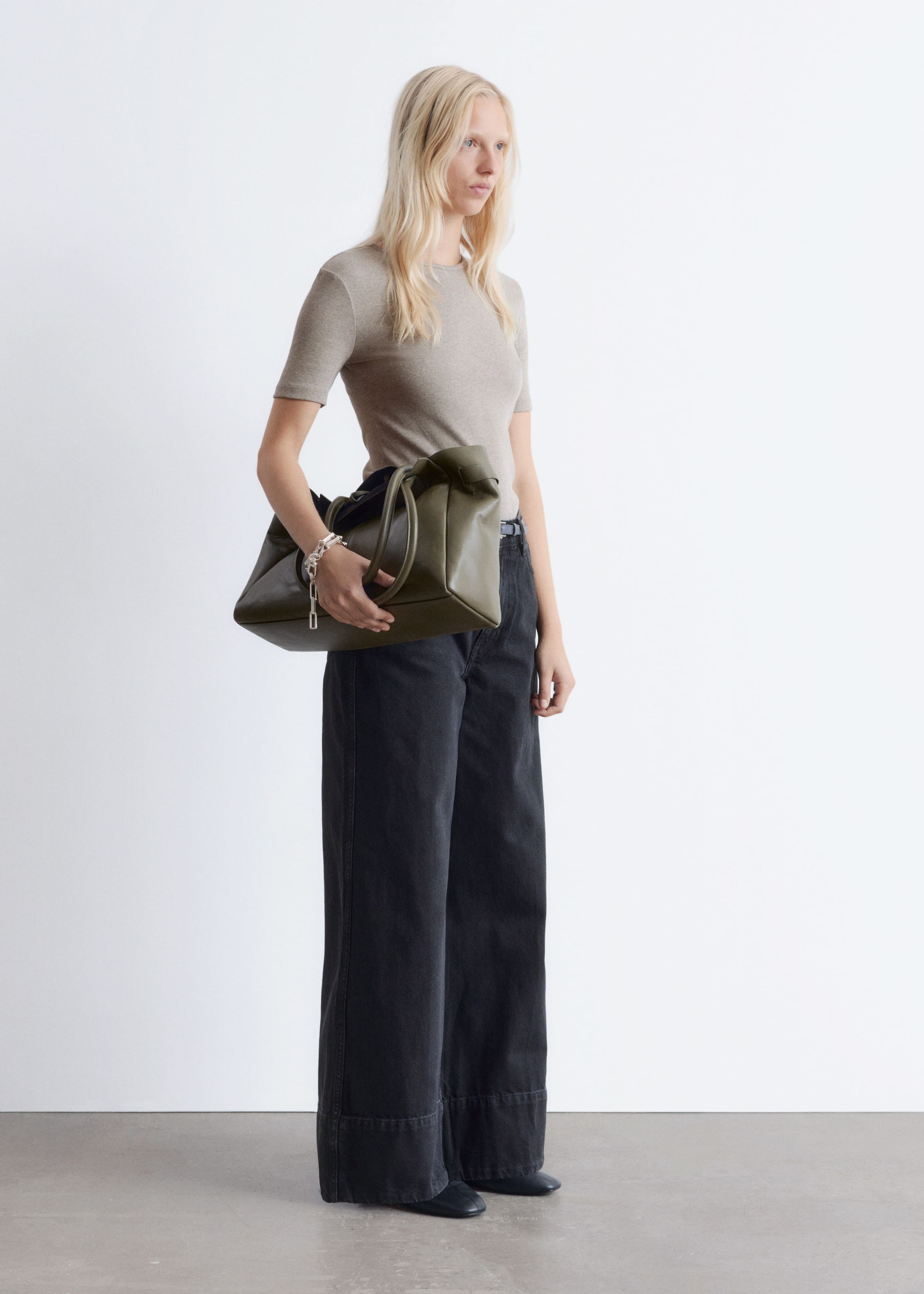 Image of Ribbed T-shirt