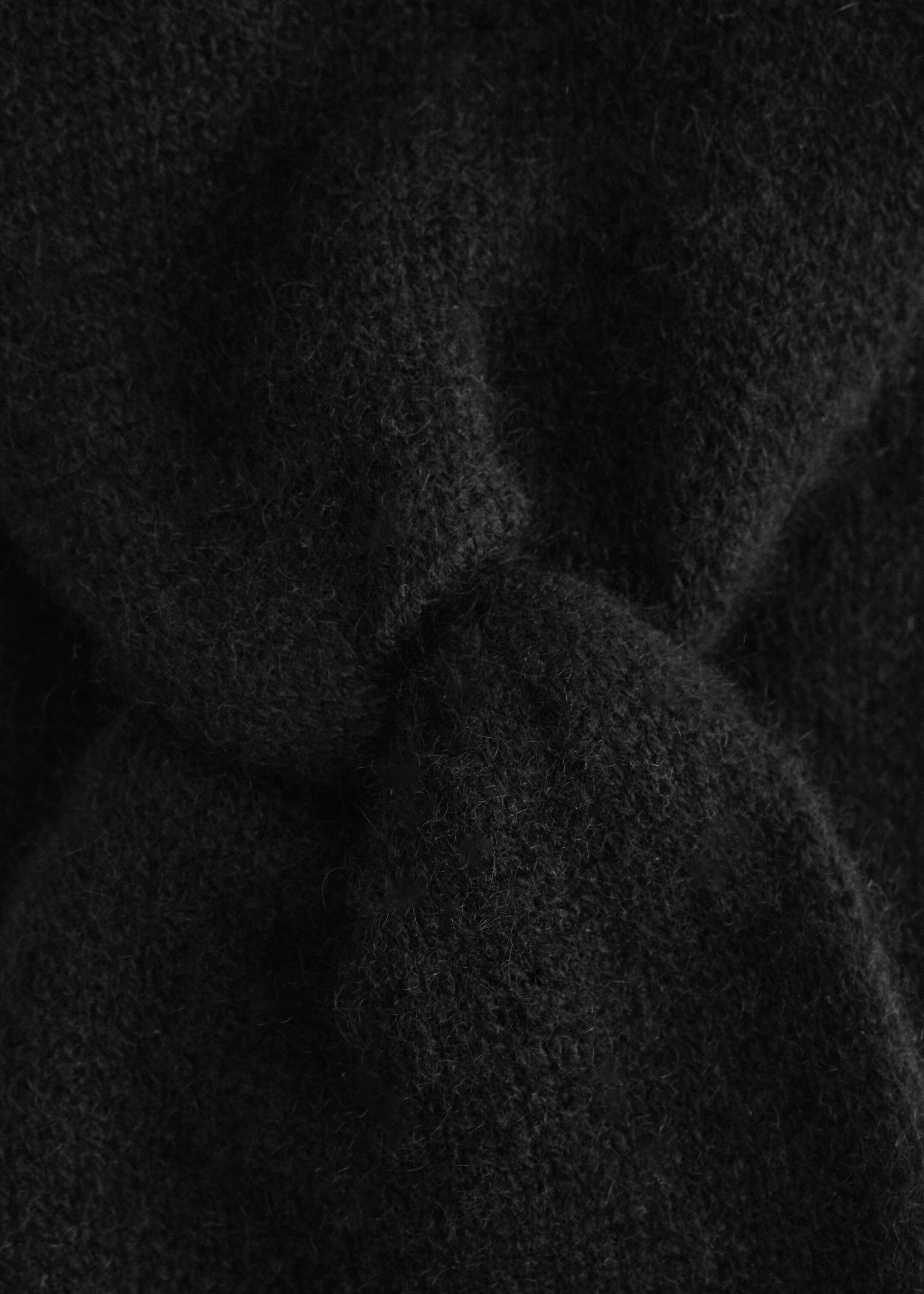 Visa större bild: Twist-Front Cashmere Headband - Svart - DAM | H&M SE 3