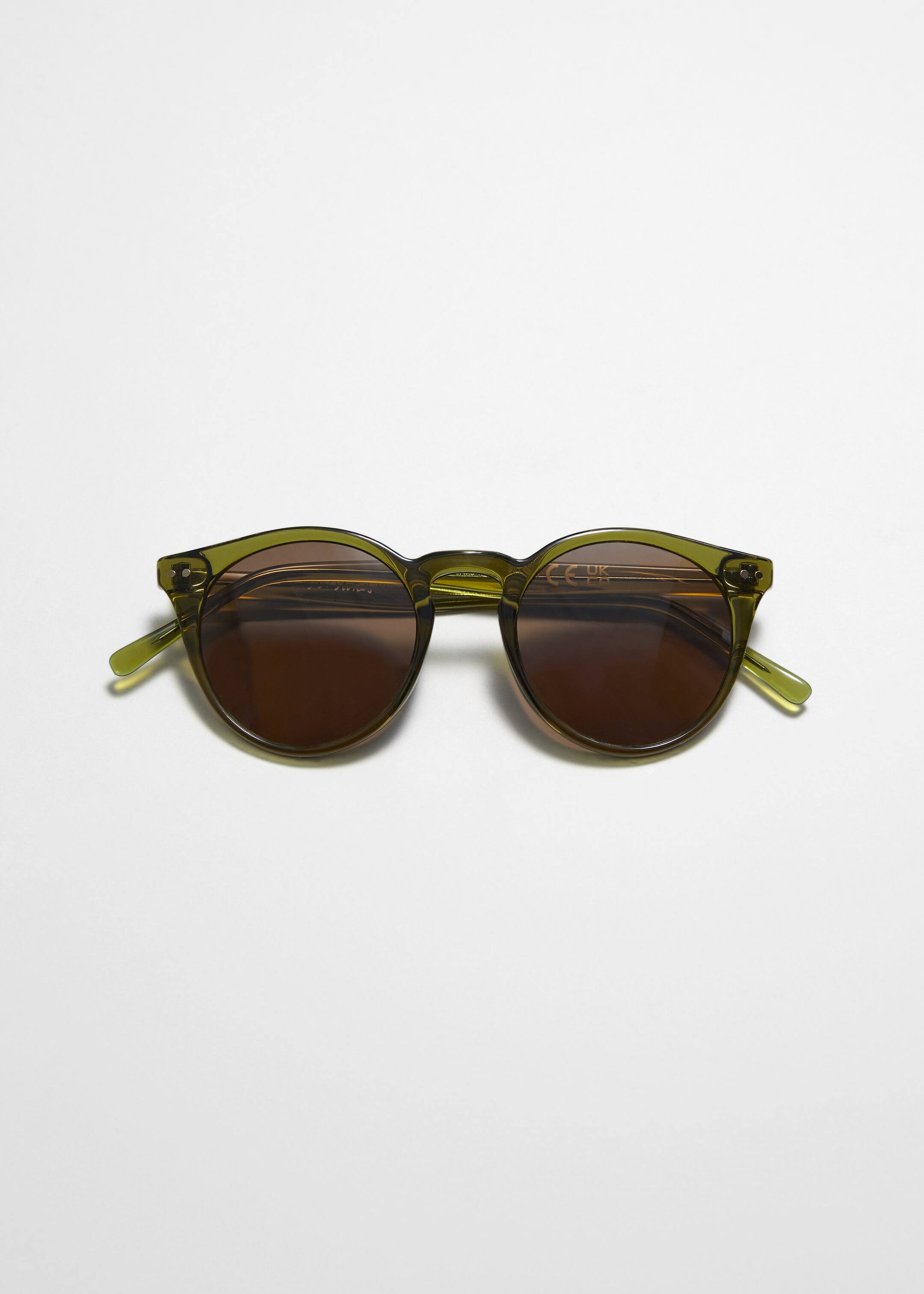 Zobacz większy obraz: Klasyczne okrągłe okulary przeciwsłoneczne - Zielony - ONA | H&M PL 1