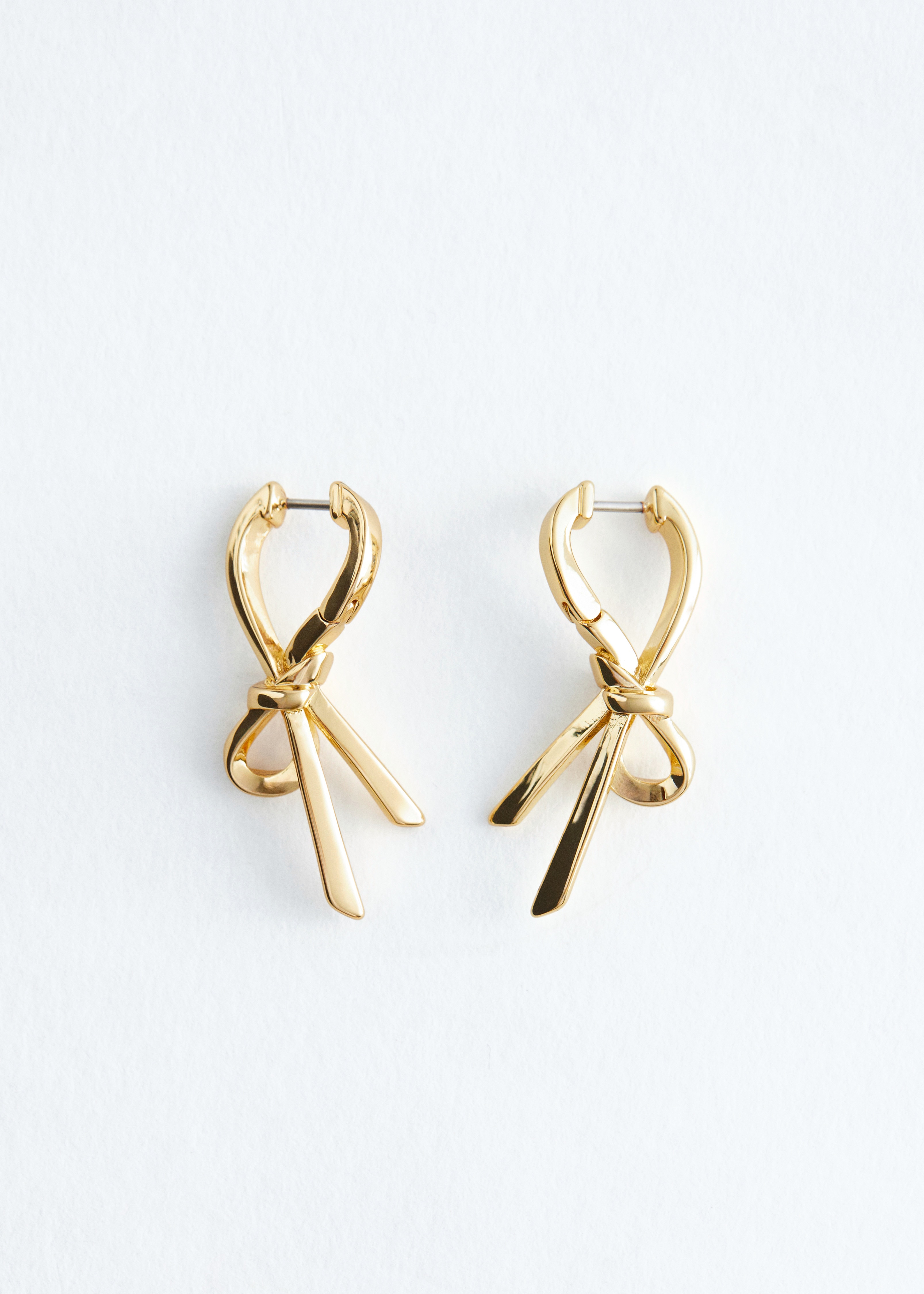 Náušnice s uzlem - Zlatá/Silver