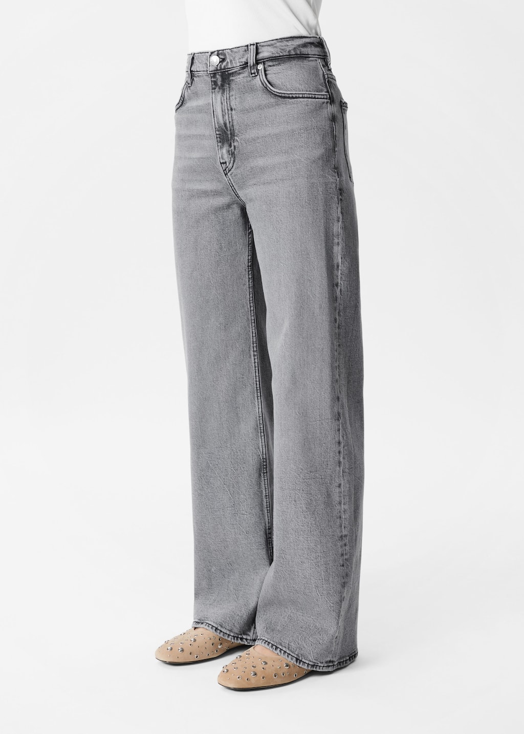 Image of Wide-Leg Jeans