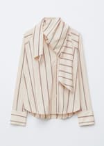 Beige met strepen