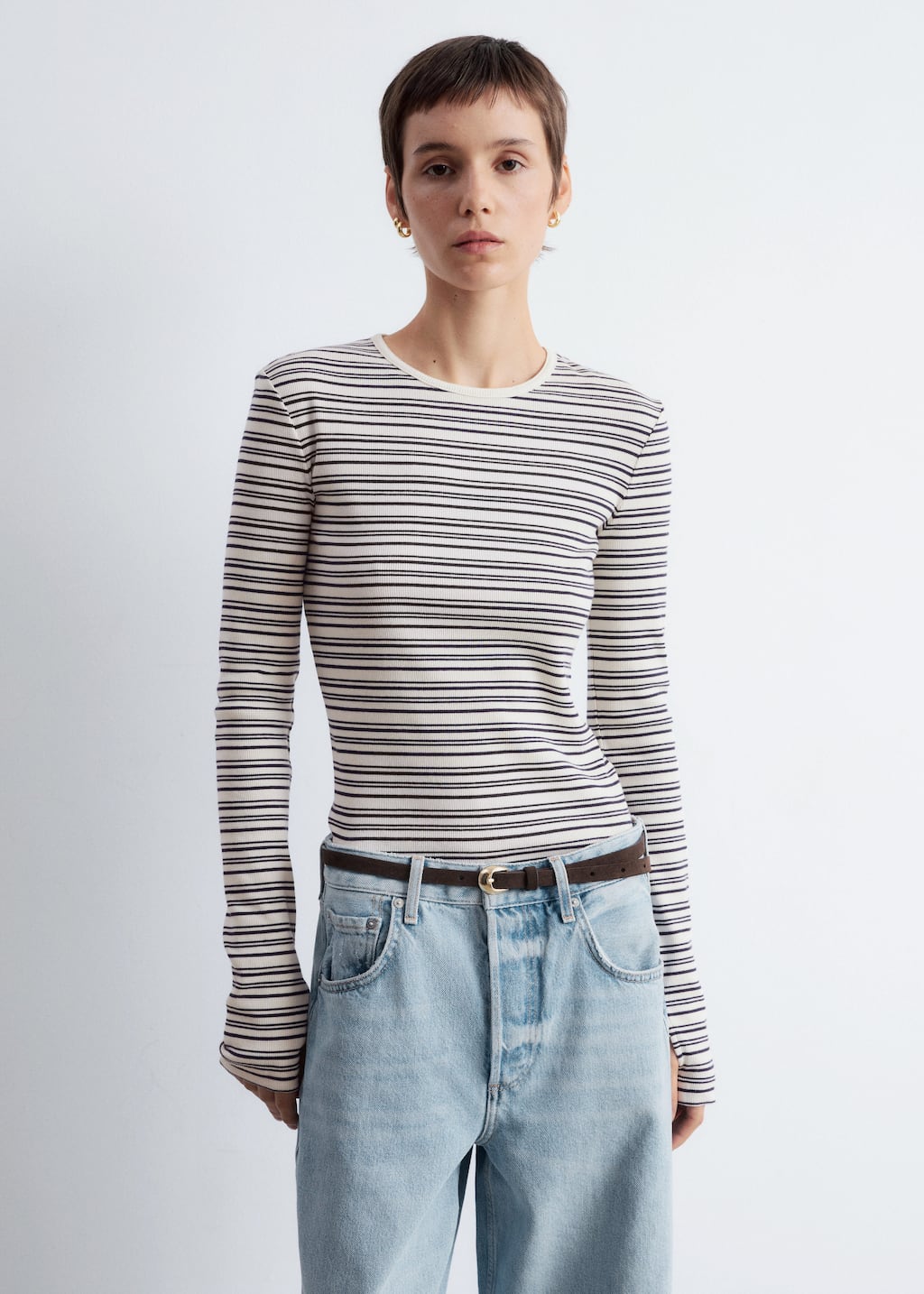 Image of Long-Sleeve Jersey Top
