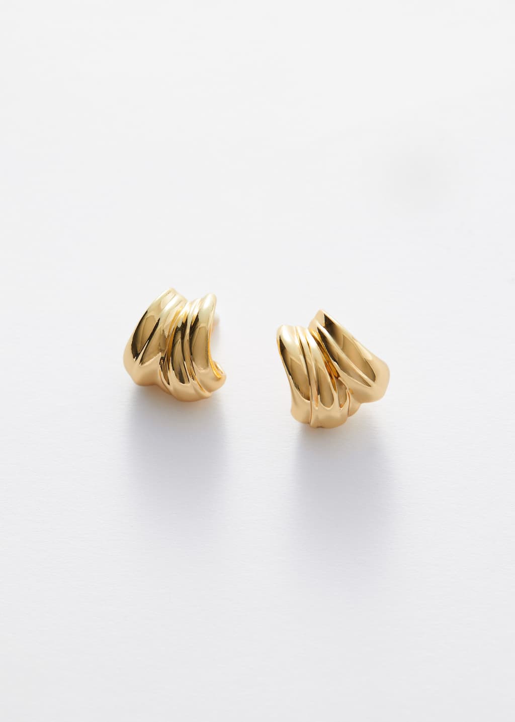 Chunky Sculptural Hoops - Silver - Still Life