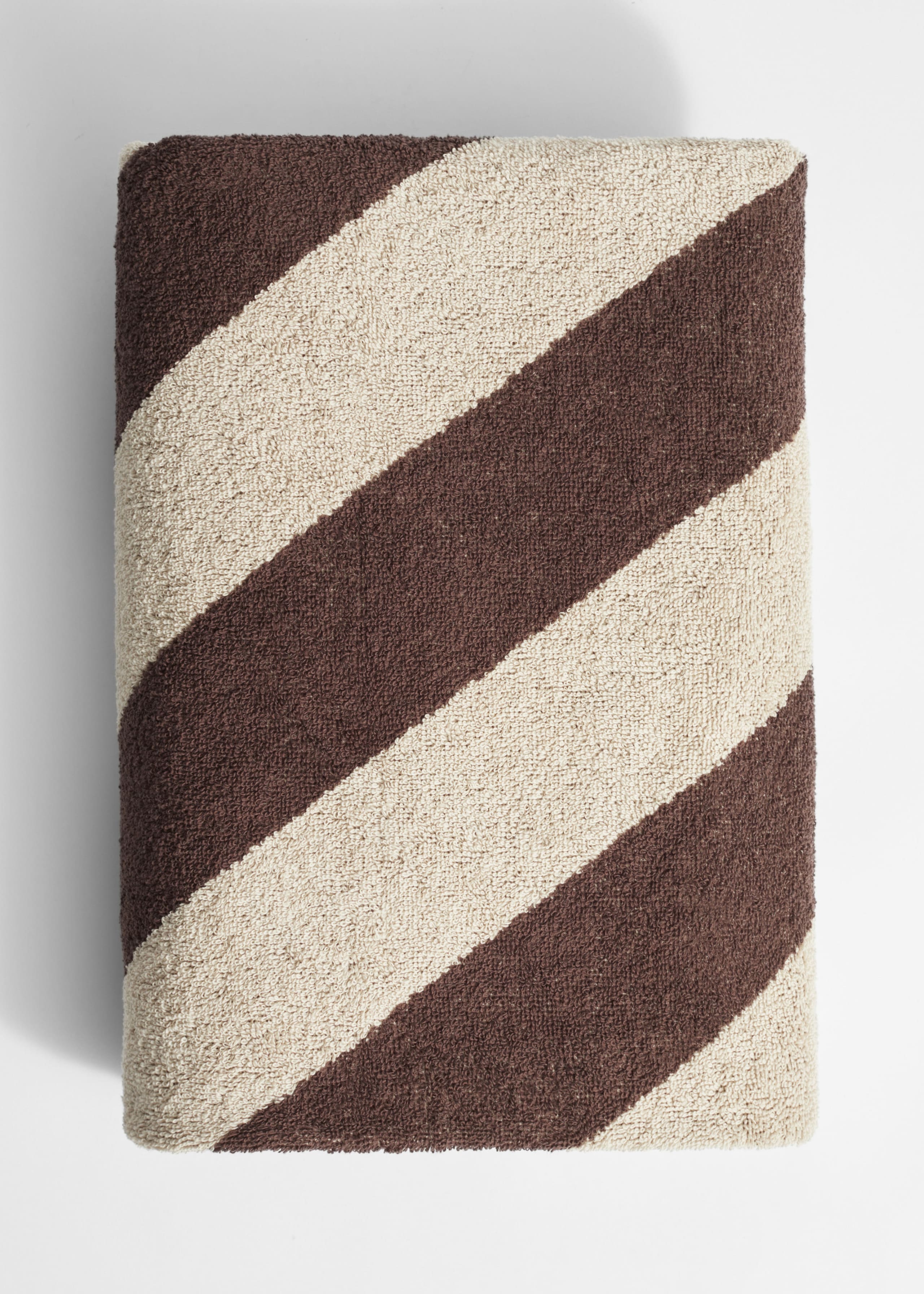 Cotton-Terry Beach Towel - Mahogany - Still Life