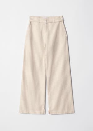 Cream pinstripe