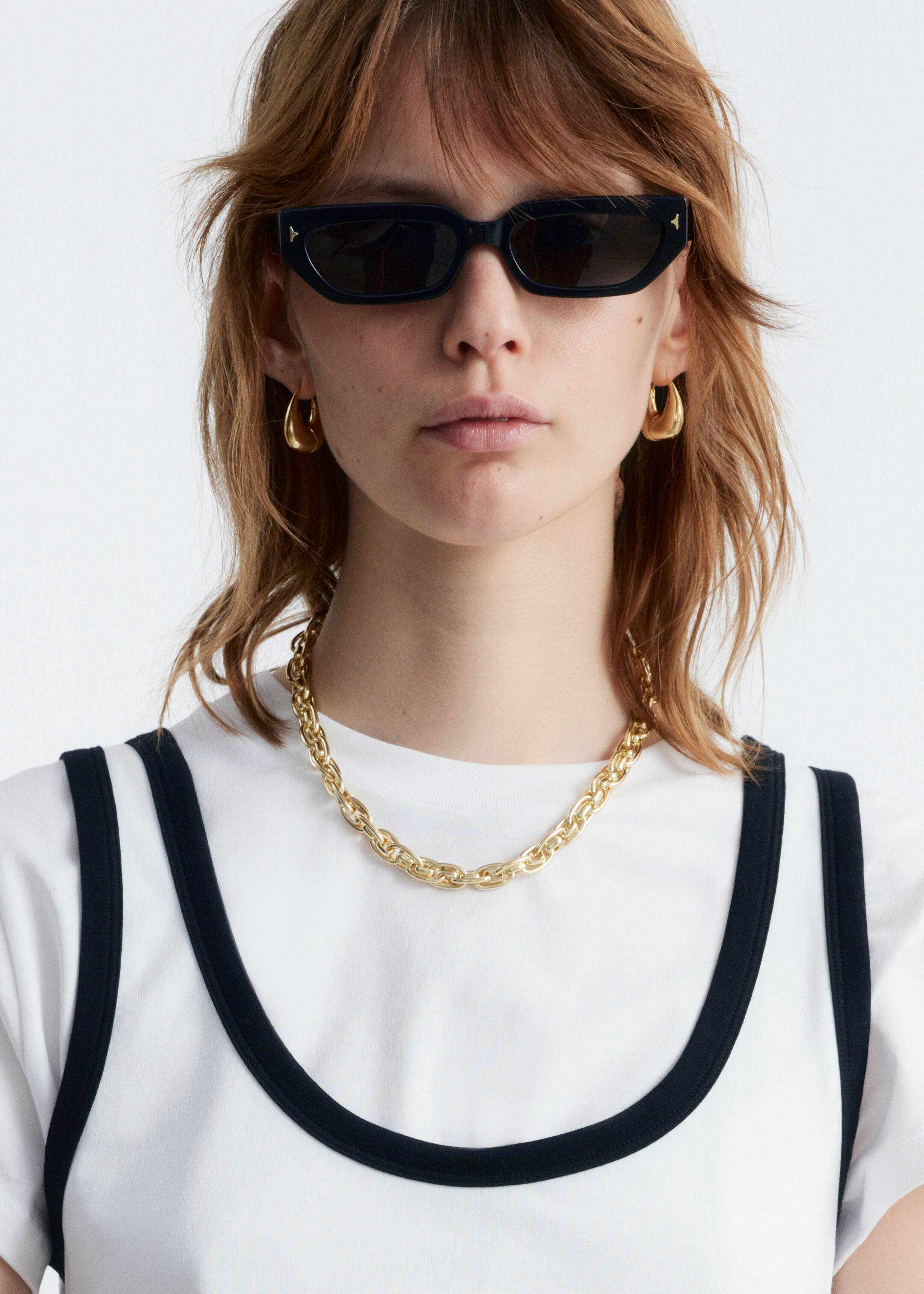 Zobacz większy obraz: Contrast-Trim Tank Top - Biały - ONA | H&M PL 3