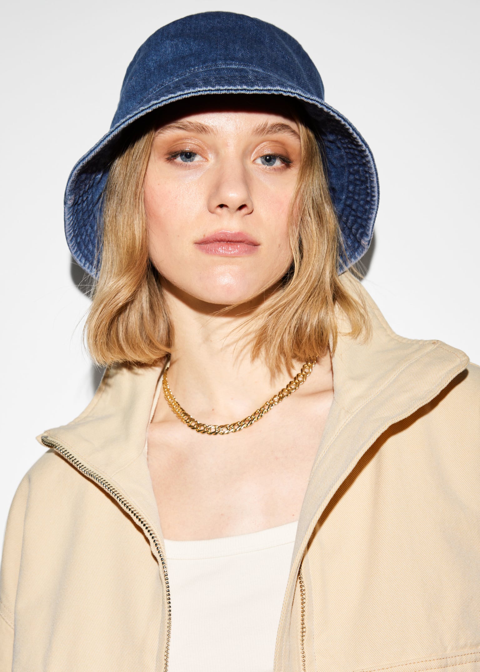Καπέλο Bucket από Denim - Indigo
