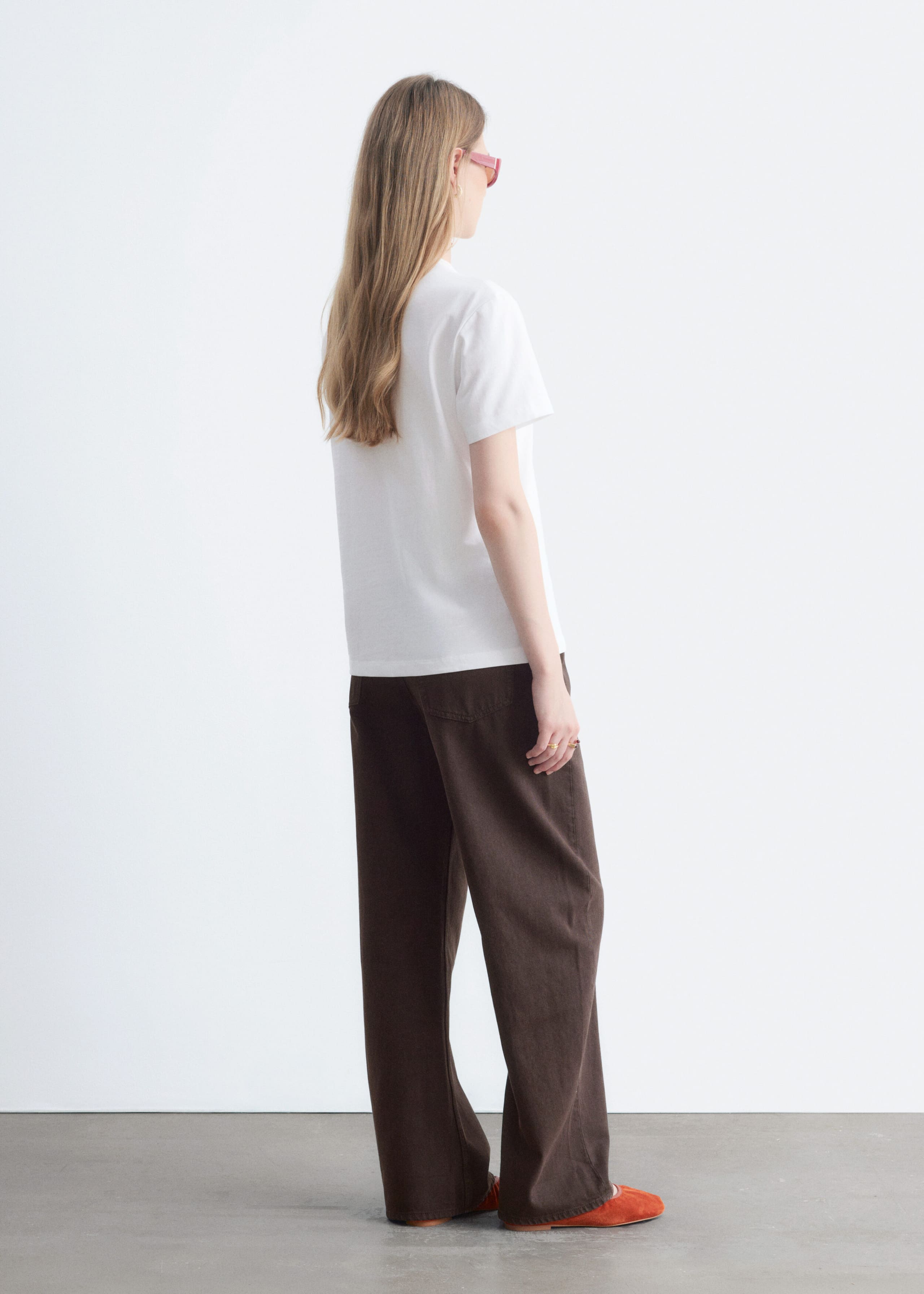 Cotton Crew-Neck T-Shirt - White - Still Life