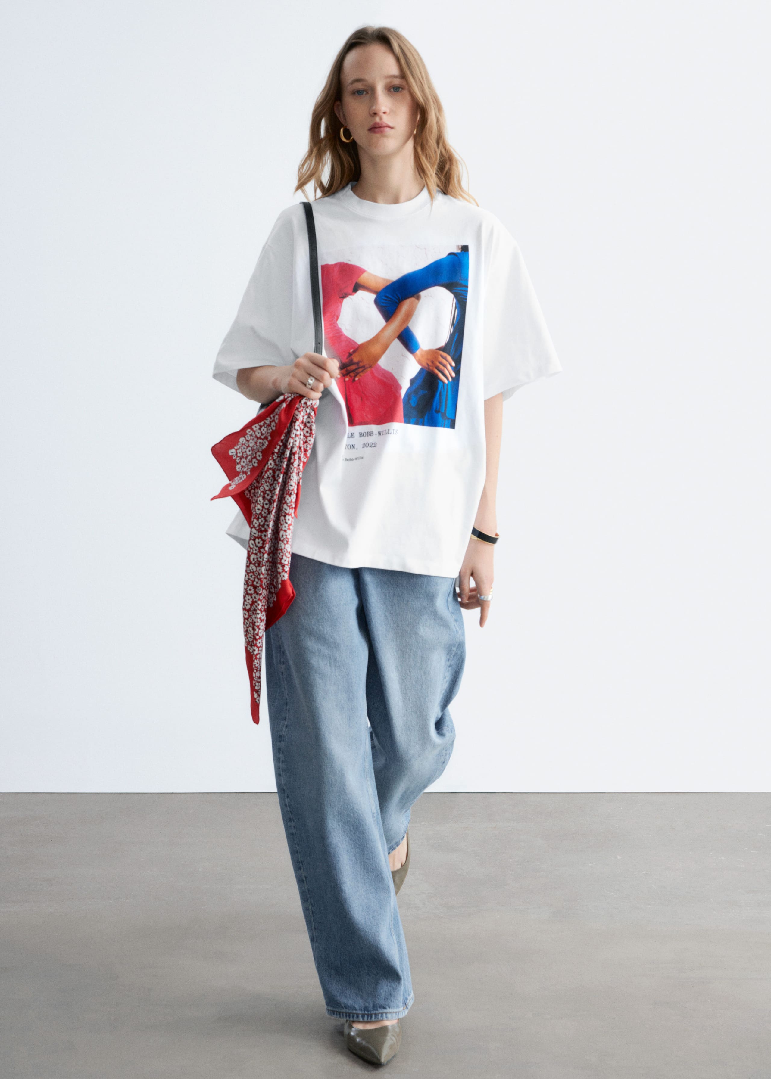 Image of Bedrucktes Oversized-T-Shirt