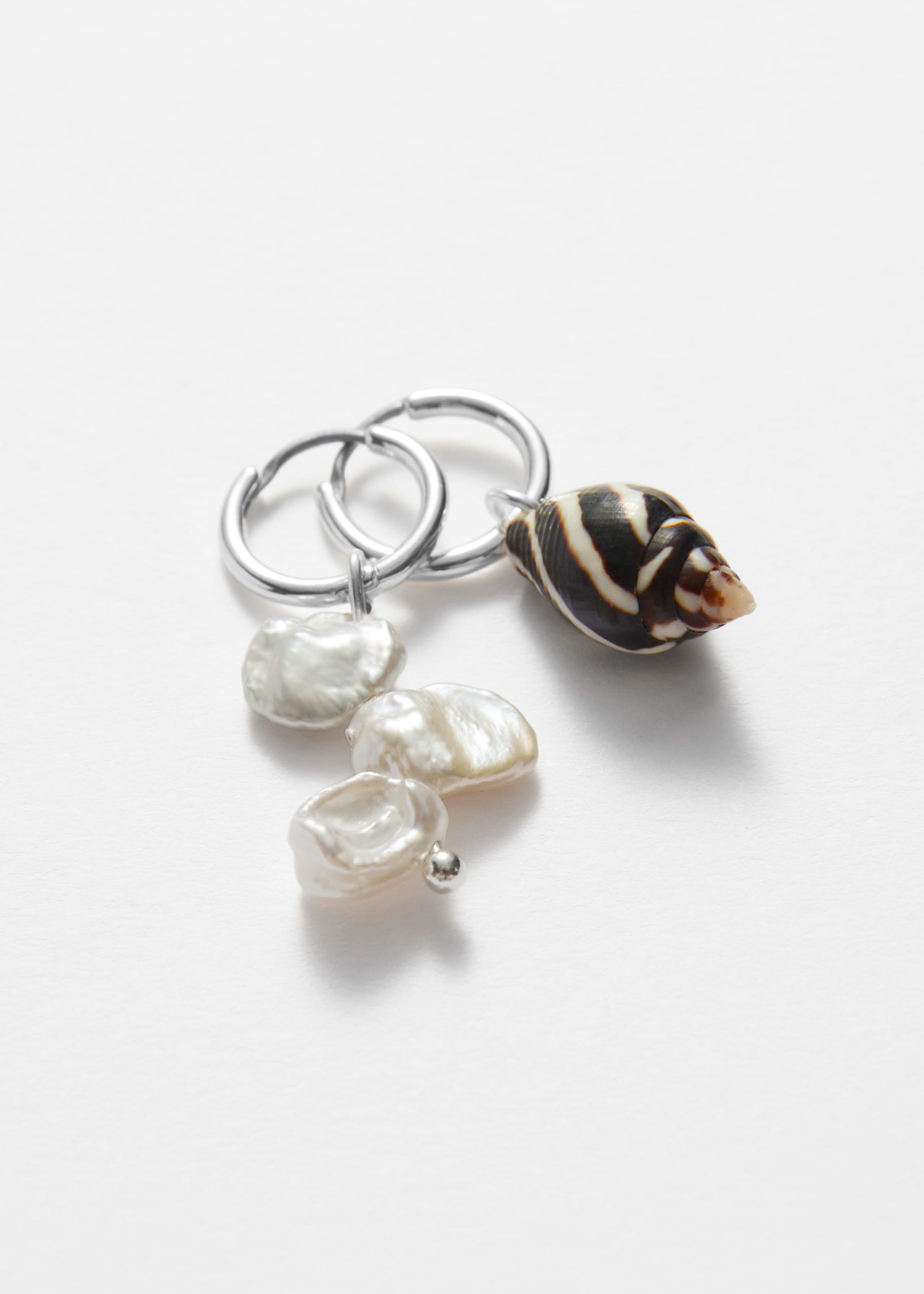 Boucles d’oreilles coquillage - Doré/Perle - Still Life