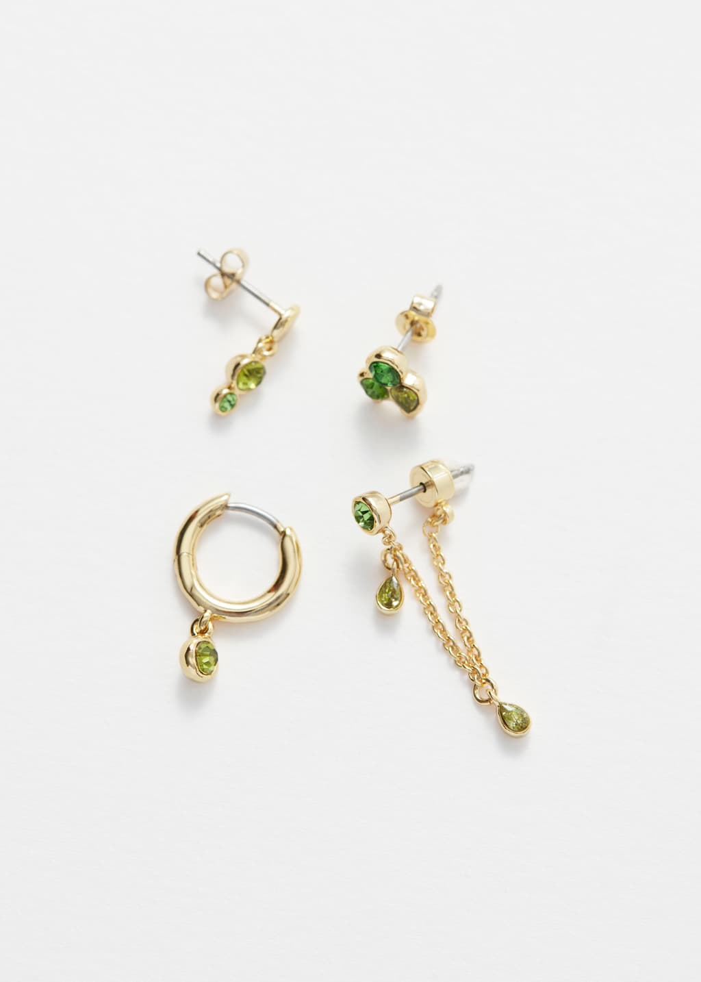 Image of Set di orecchini con cristalli