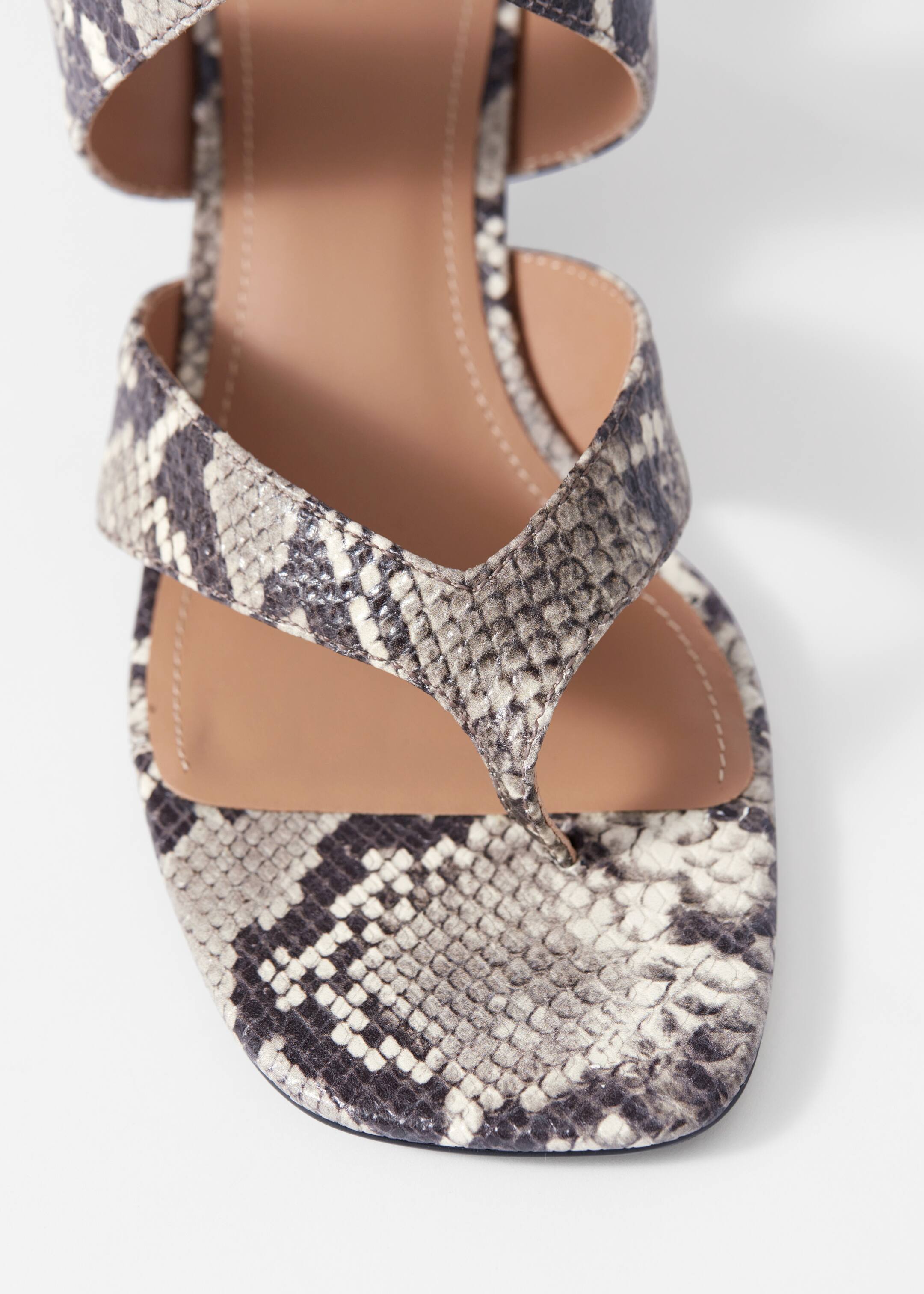 Agrandir l'image: Tongs à petits talons - Serpent - FEMME | H&M FR 4