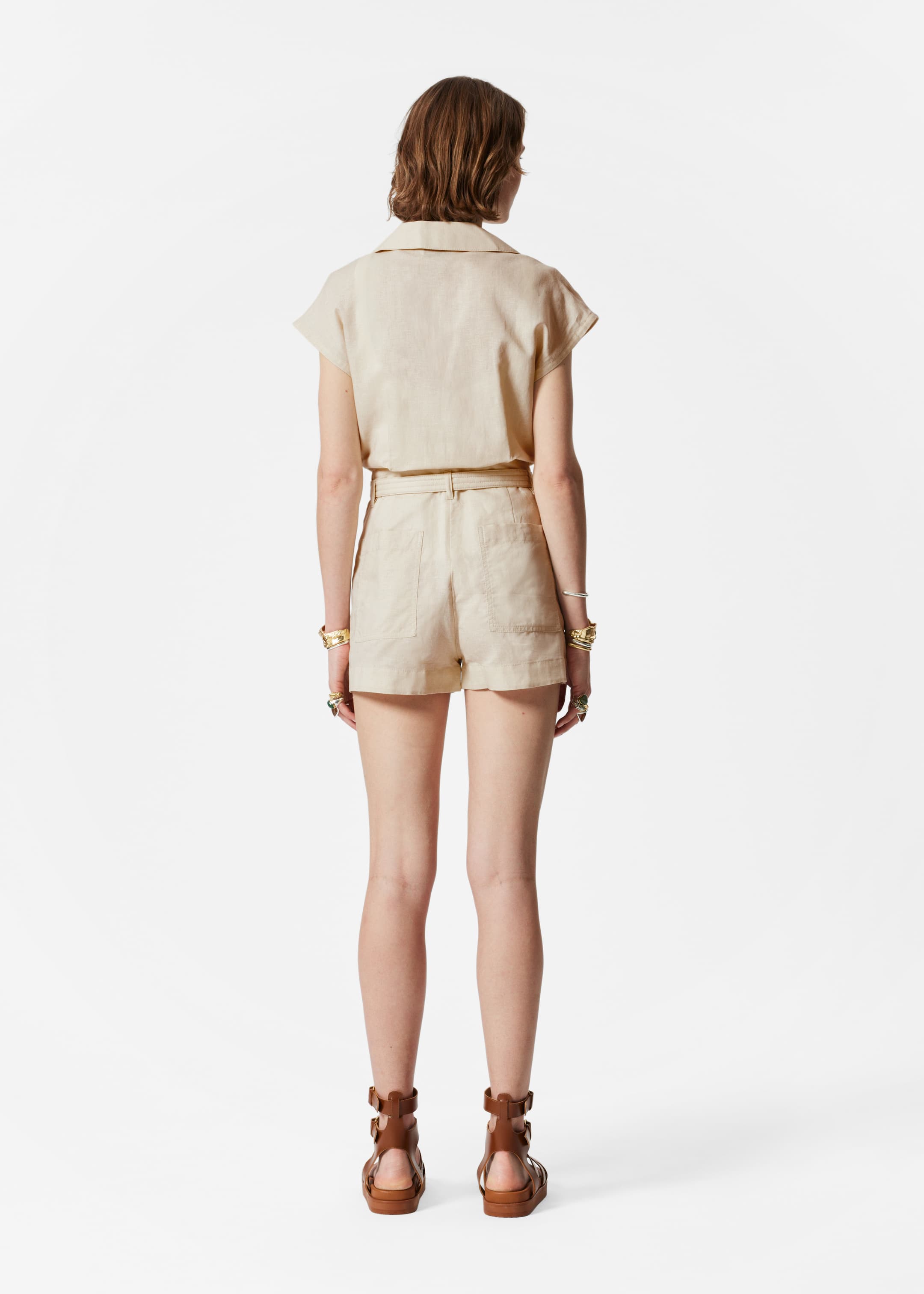 Vis større bilde: Utility-lekedrakt - Beige - DAME | H&M NO 4