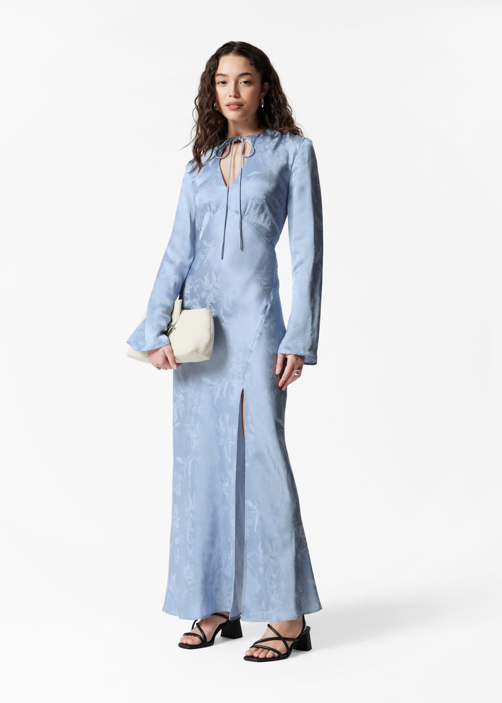 Image of Jacquard-Maxikleid