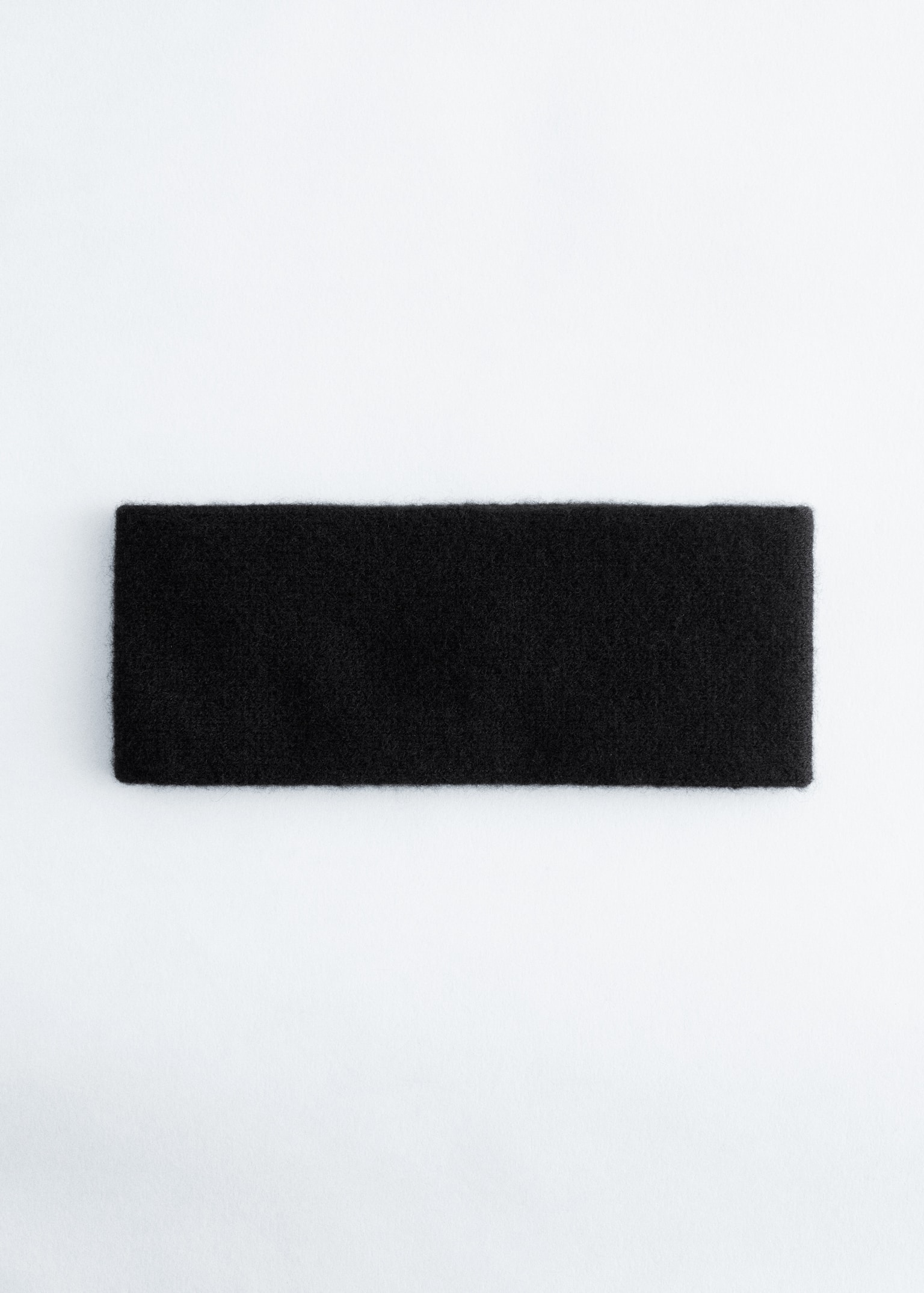 Cashmere Headband - Čierna/Prašná biela