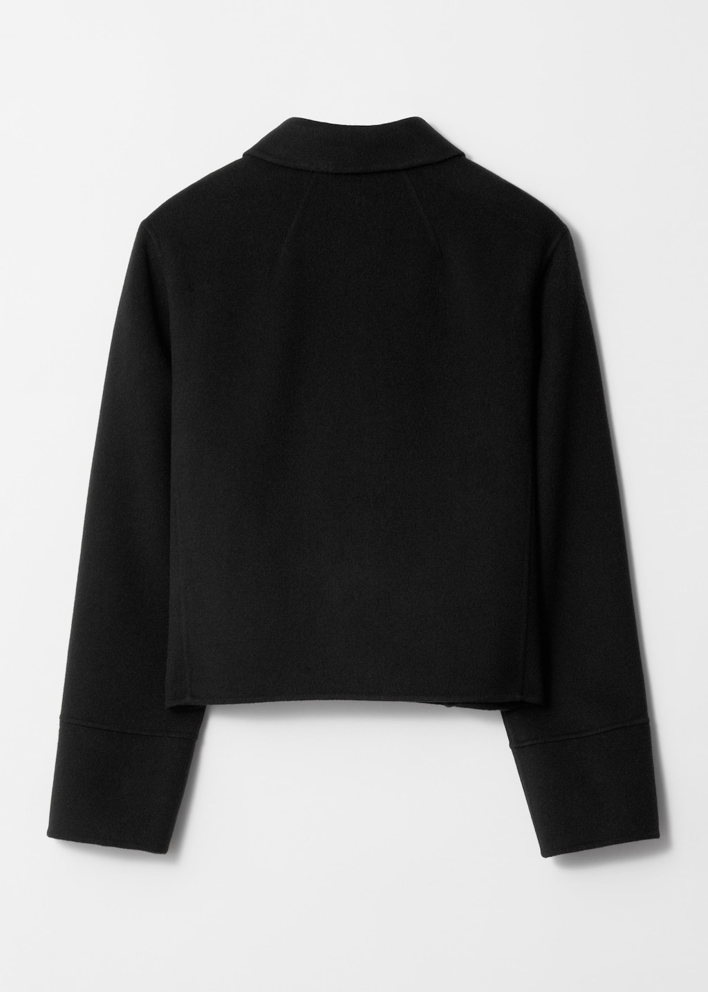 Image of Collared Wool Jacket