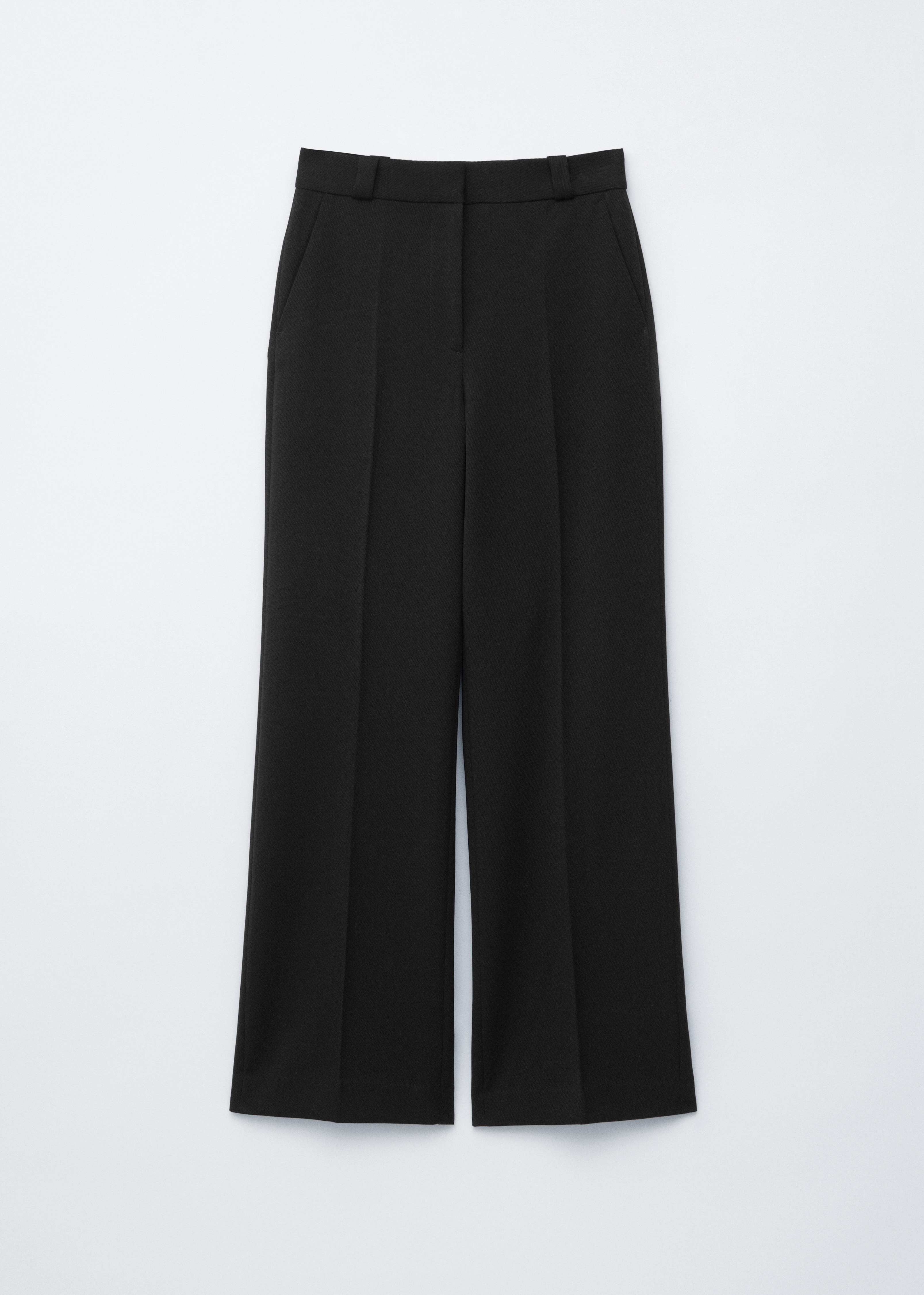 Wide Press-Crease Trousers - Noir/Bleu marine/Couleur crème/Marron foncé/Rouge foncé/Kaki/Bleu marine
