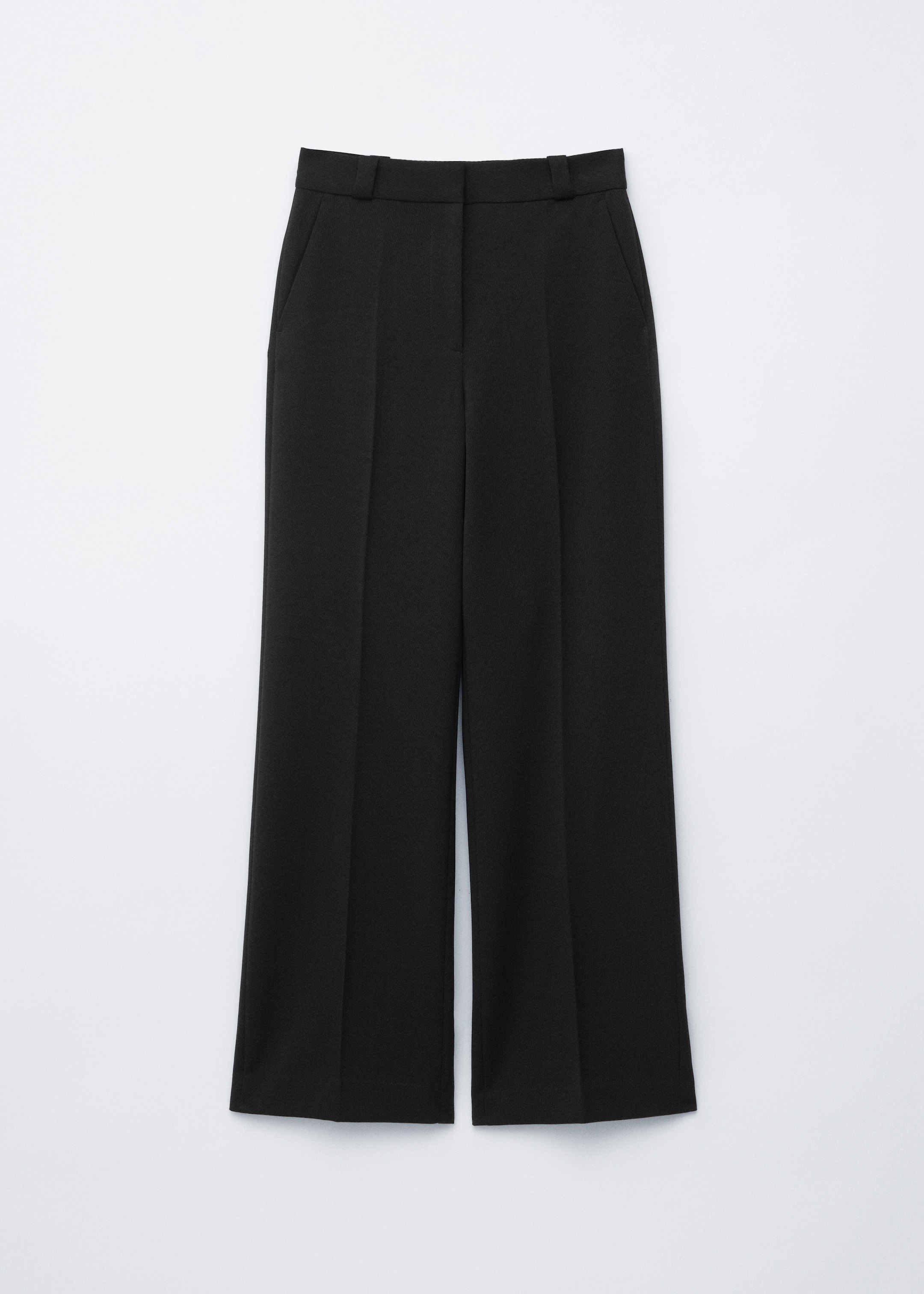 Vis større bilde: Vide bukser med trykkbrett - Svart - DAME | H&M NO 6
