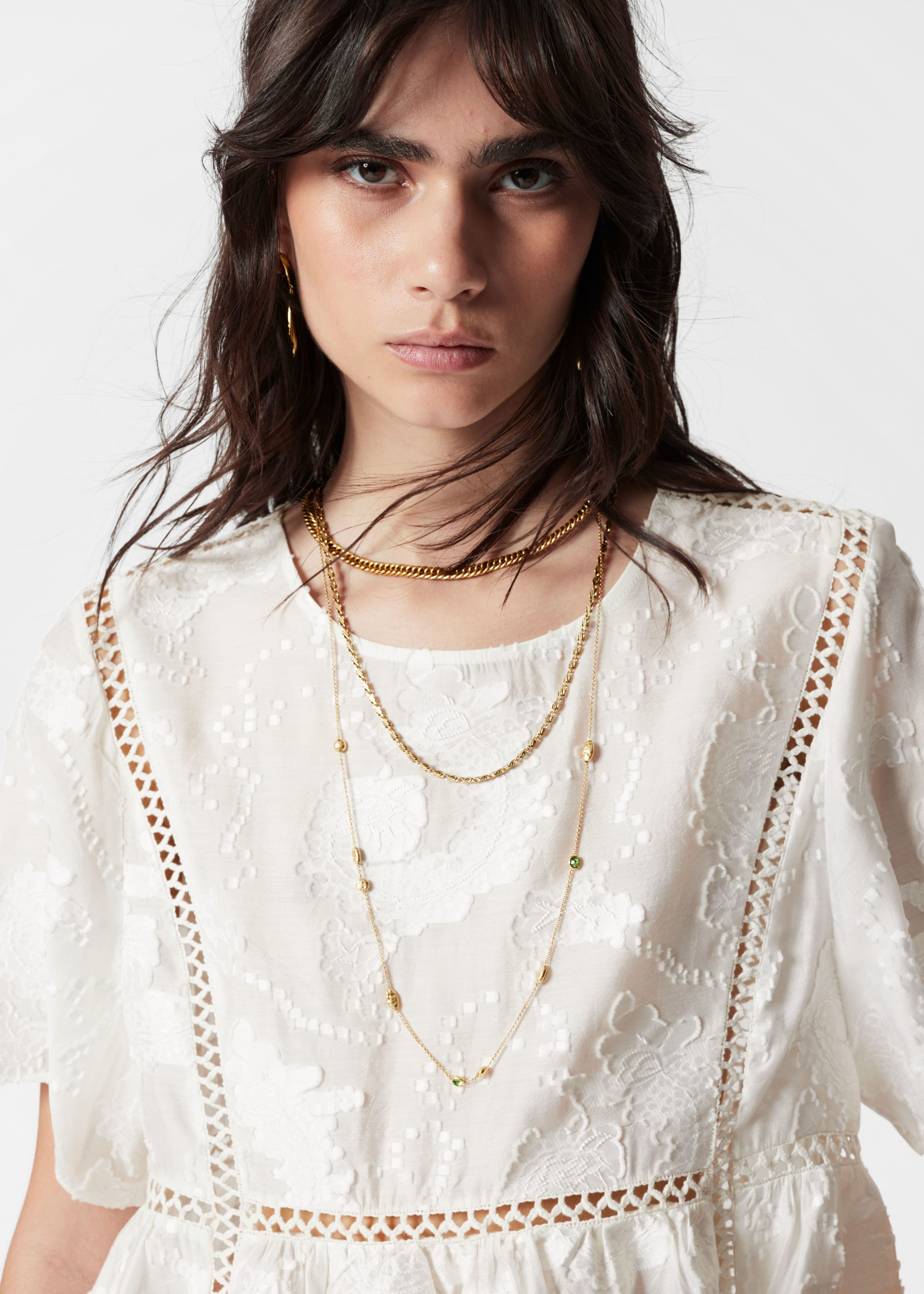 Strukturiertes Oberteil - Altrosa - Lookbook