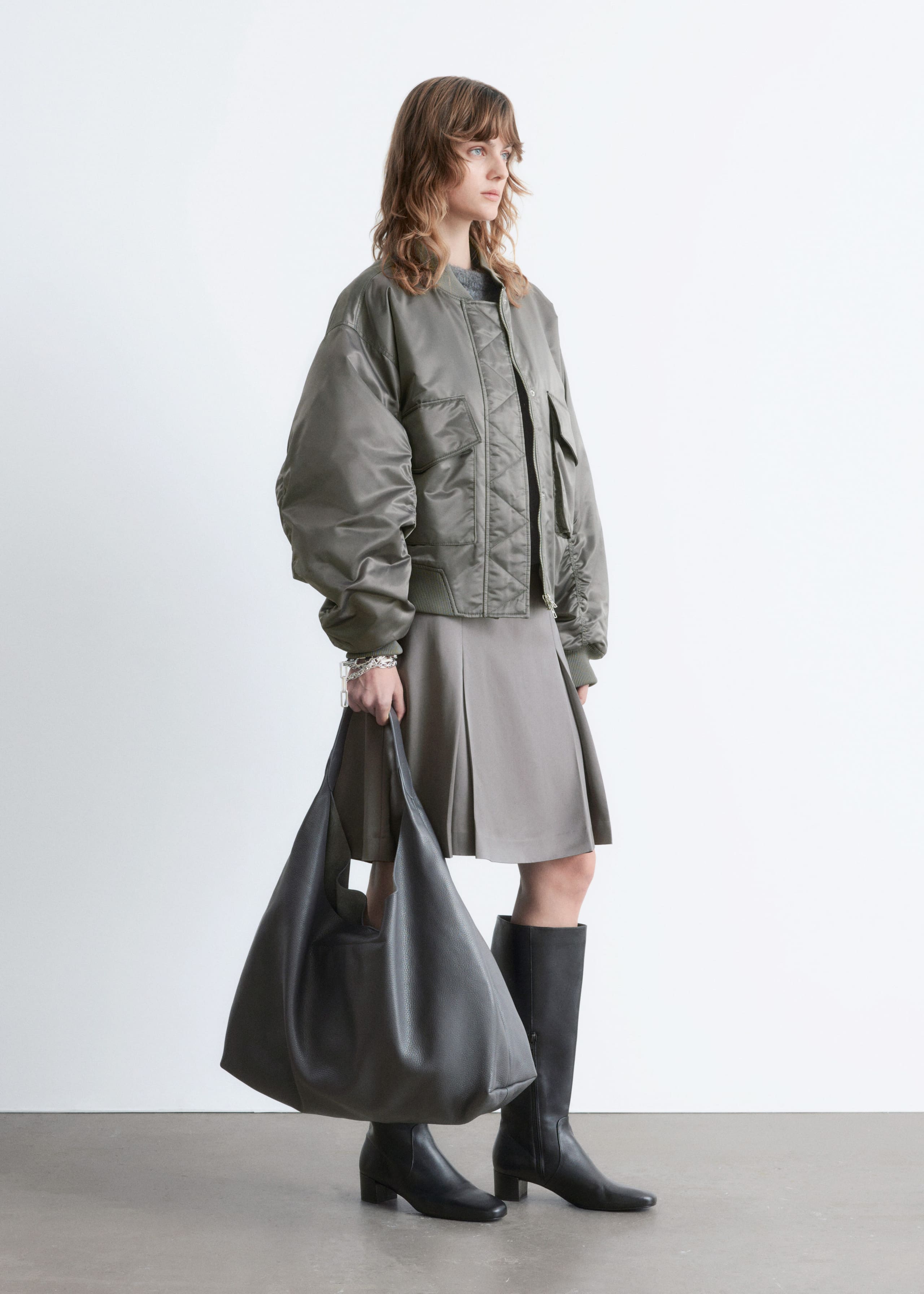 Image of Padded Bomber Jacket