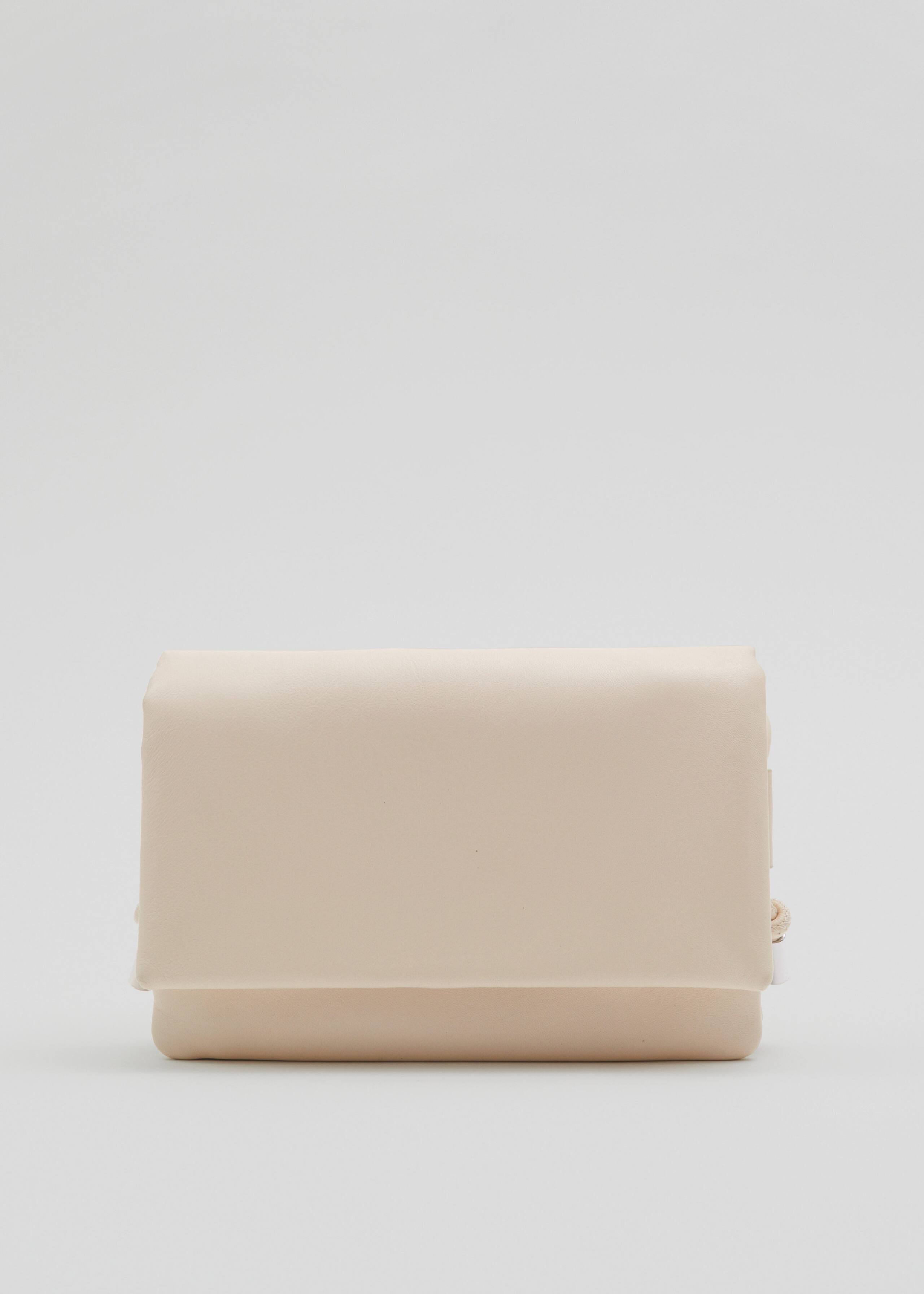 Borsa a tracolla in pelle - Cream - Natura morta