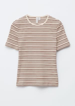 Dark Brown / Beige Stripes