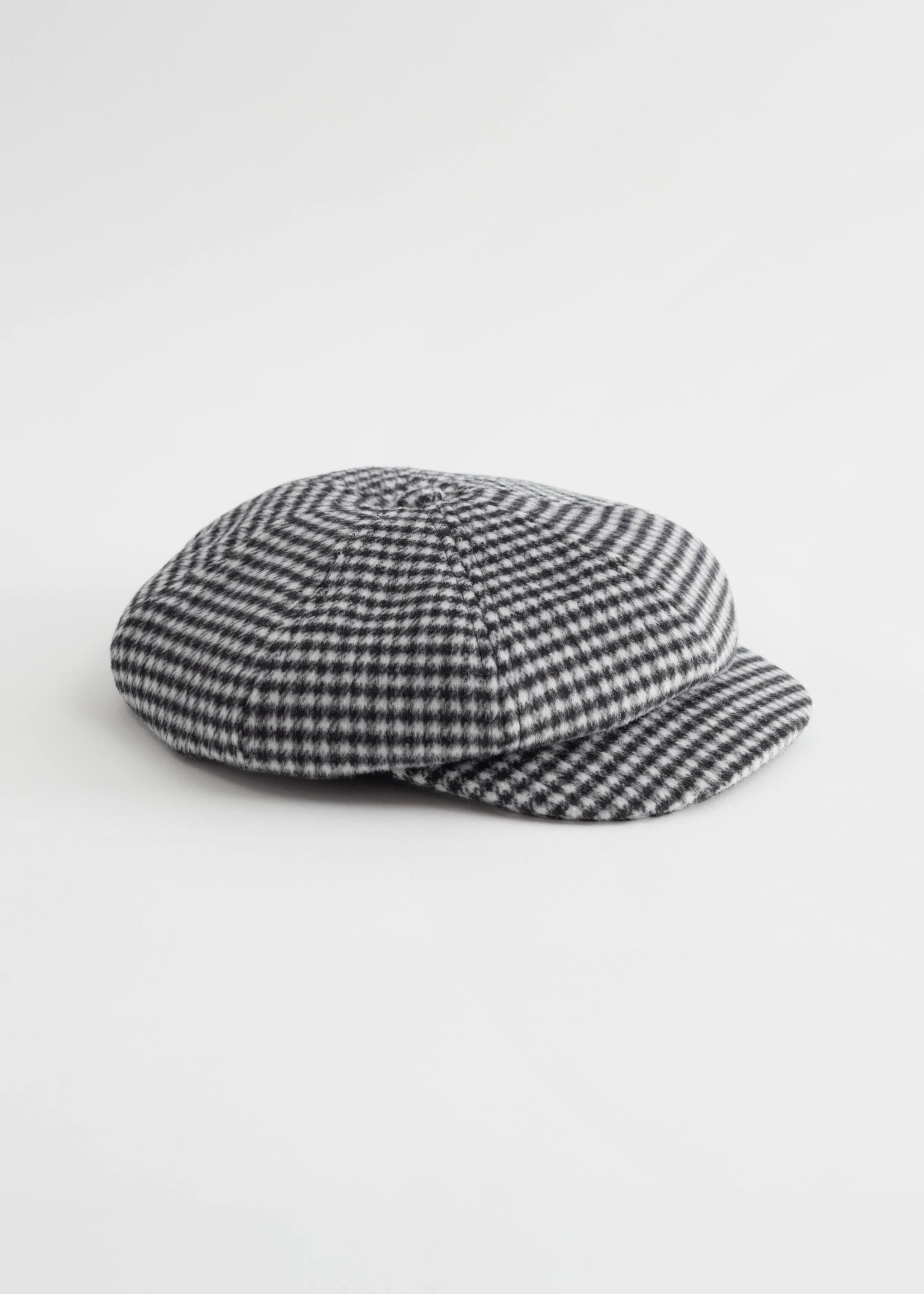 Zobacz większy obraz: Wool Baker Boy Cap - Black - ONA | H&M PL 1