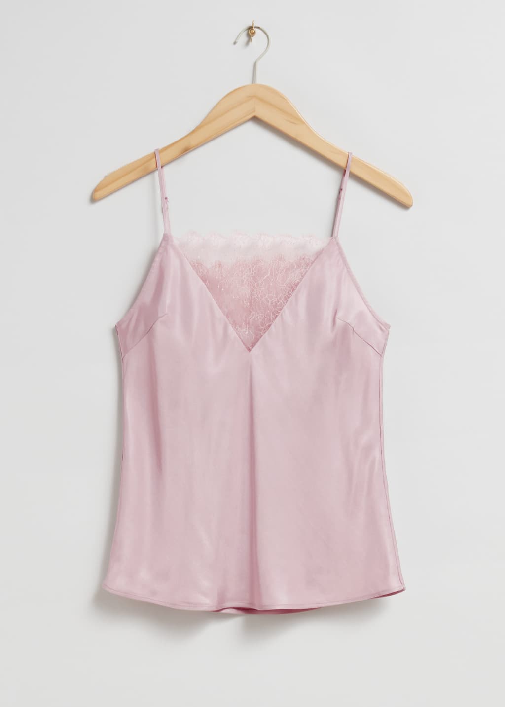 Lace-Trimmed Strappy Top