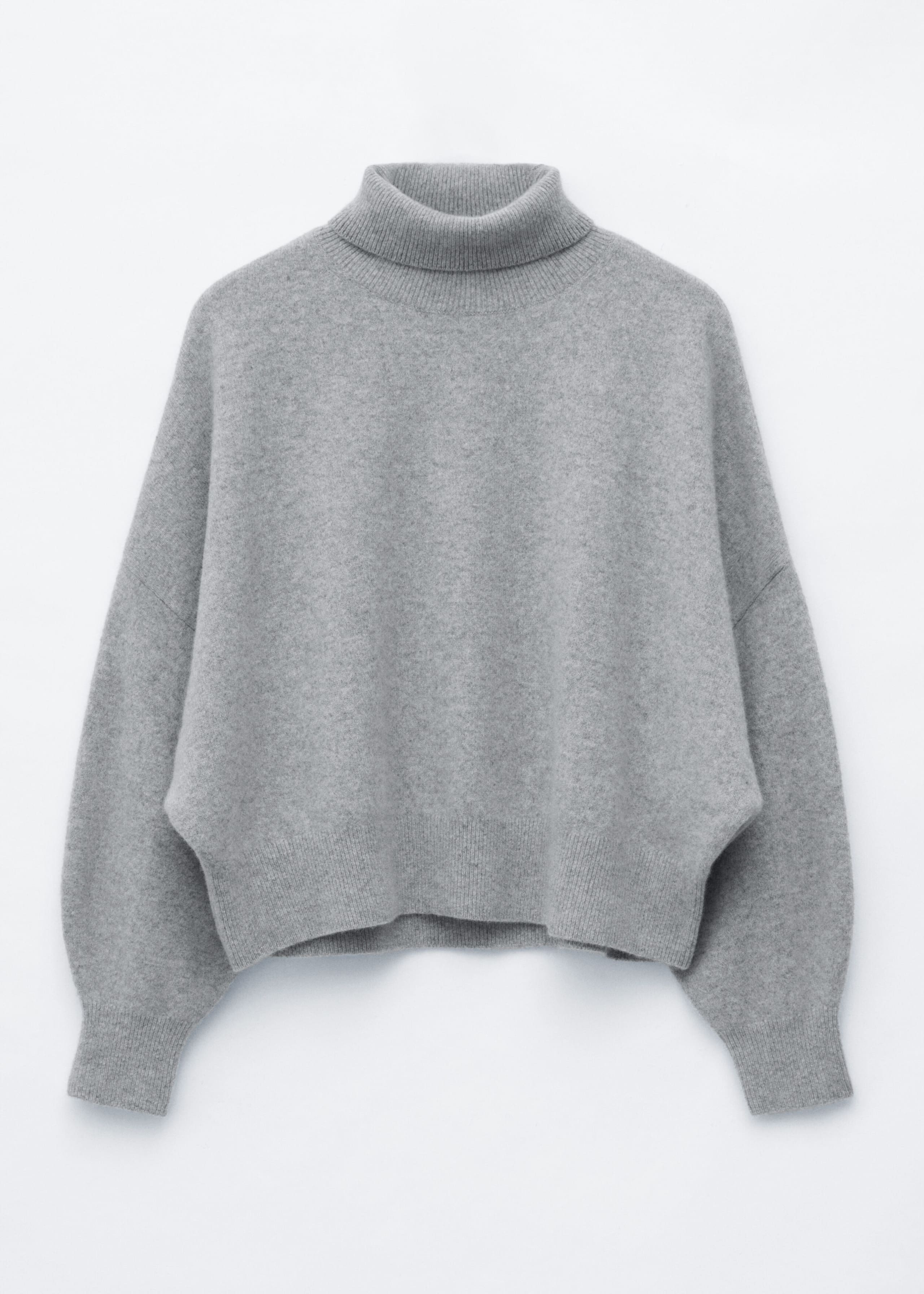 Oversized Merino Jumper - Grey - Still Life
