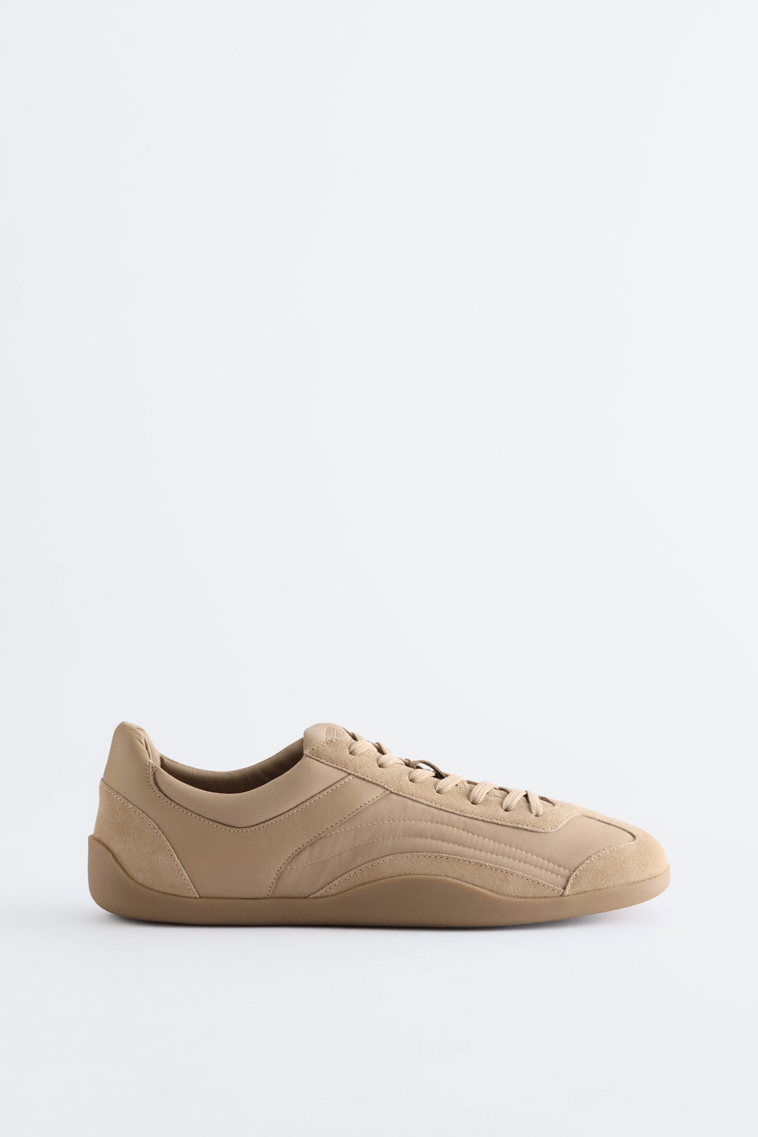 Adidași Minimalisti Din Piele - Bej/Roșu/Roz