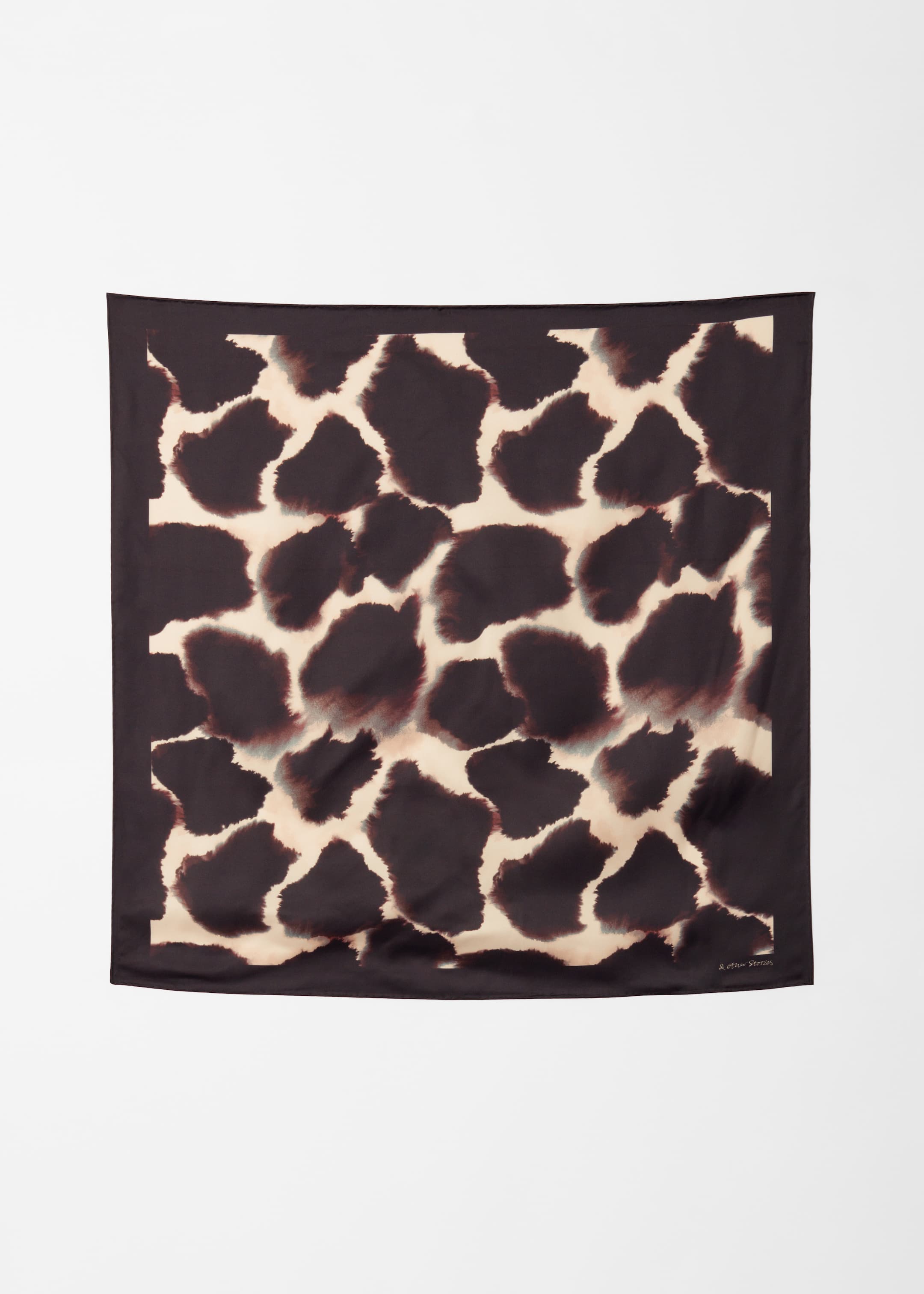 View larger image: Cow-Print Square Scarf - Cow print - Ladies | H&M GB 2