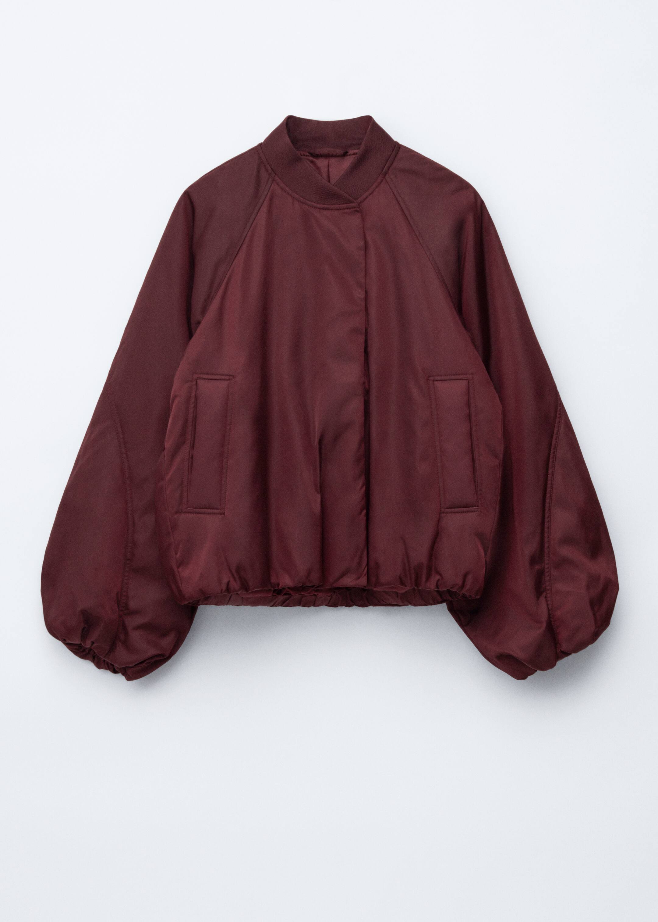 Visualizza immagine più grande: Bomber con maniche voluminose - Rosso scuro - DONNA | H&M IT 7