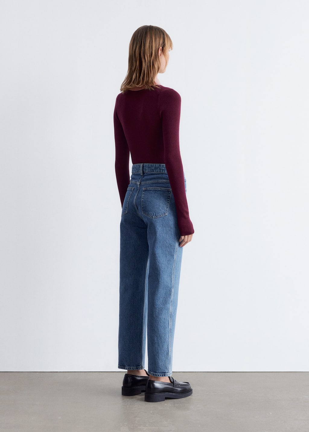 Image of Verkürzte Jeans mit schmalem Bein