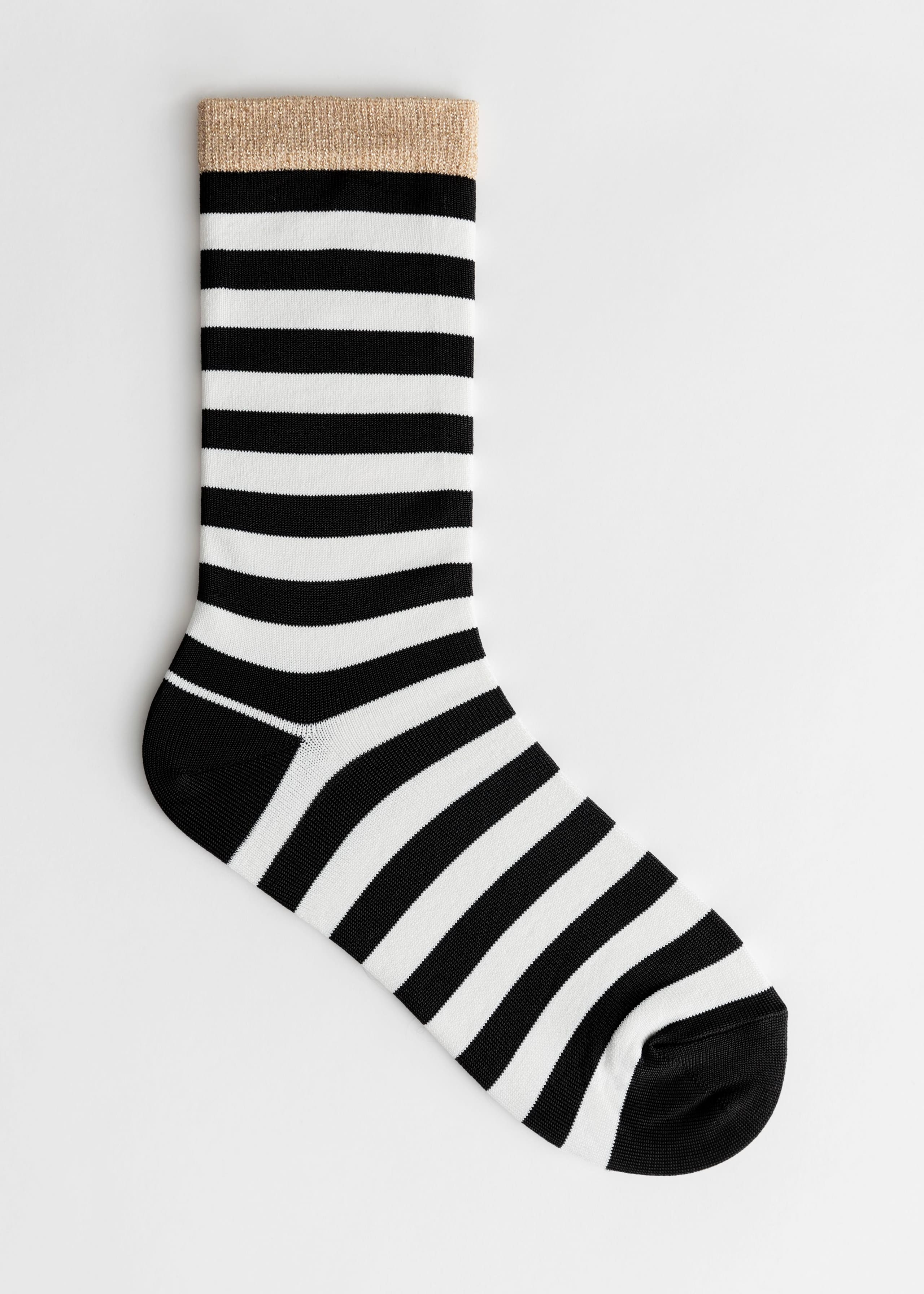 Striped Ankle Socks - Green Stripe - Still Life