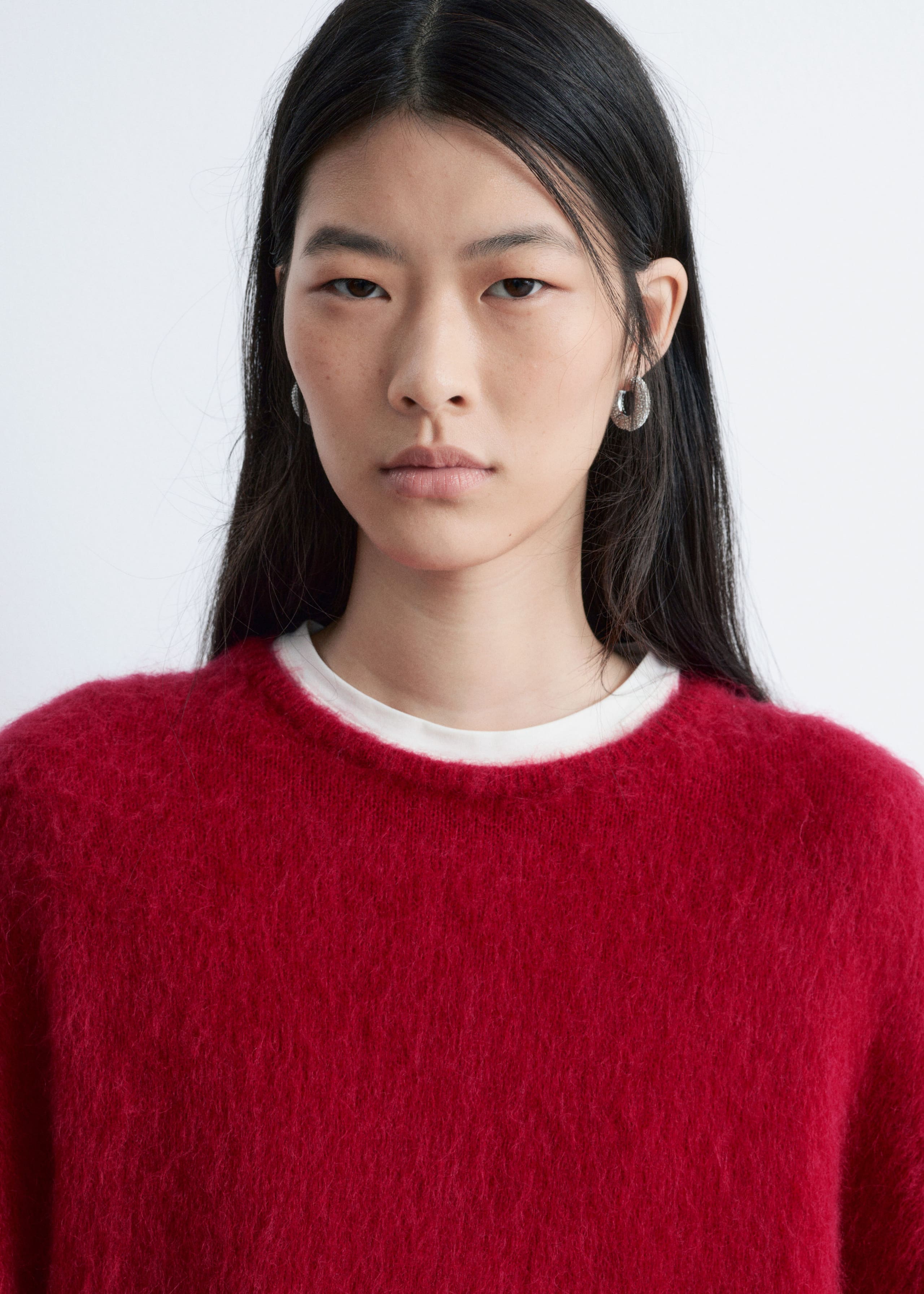 Image of Brushed Mohair-Blend Sweater