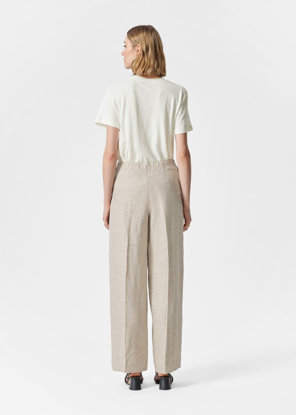 Image of Breezy High-Waist Trousers