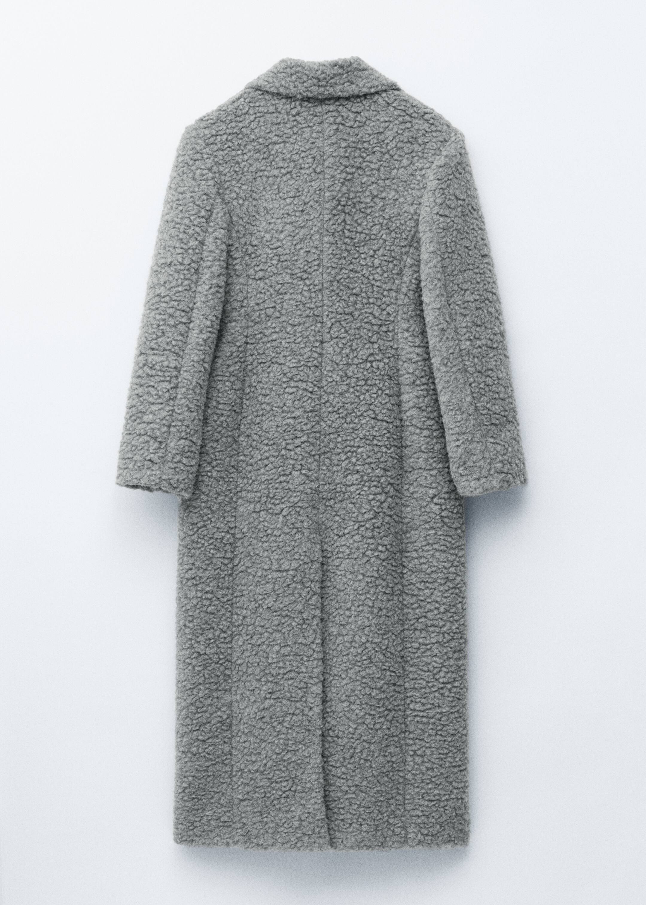 Visualizza immagine più grande: Maxi cappotto in shearling di lana - Grigio - DONNA | H&M IT 7